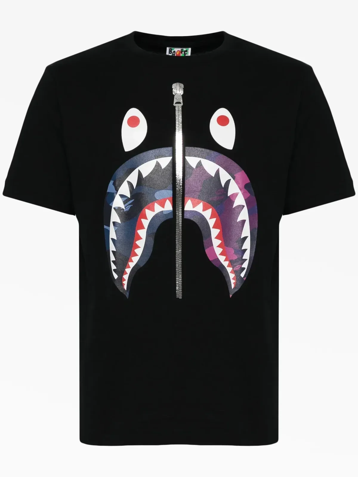 Футболка чоловіча Bape A Bathnig Ape Men's Color Camo Separate Shark Tee (001TEK801021M)