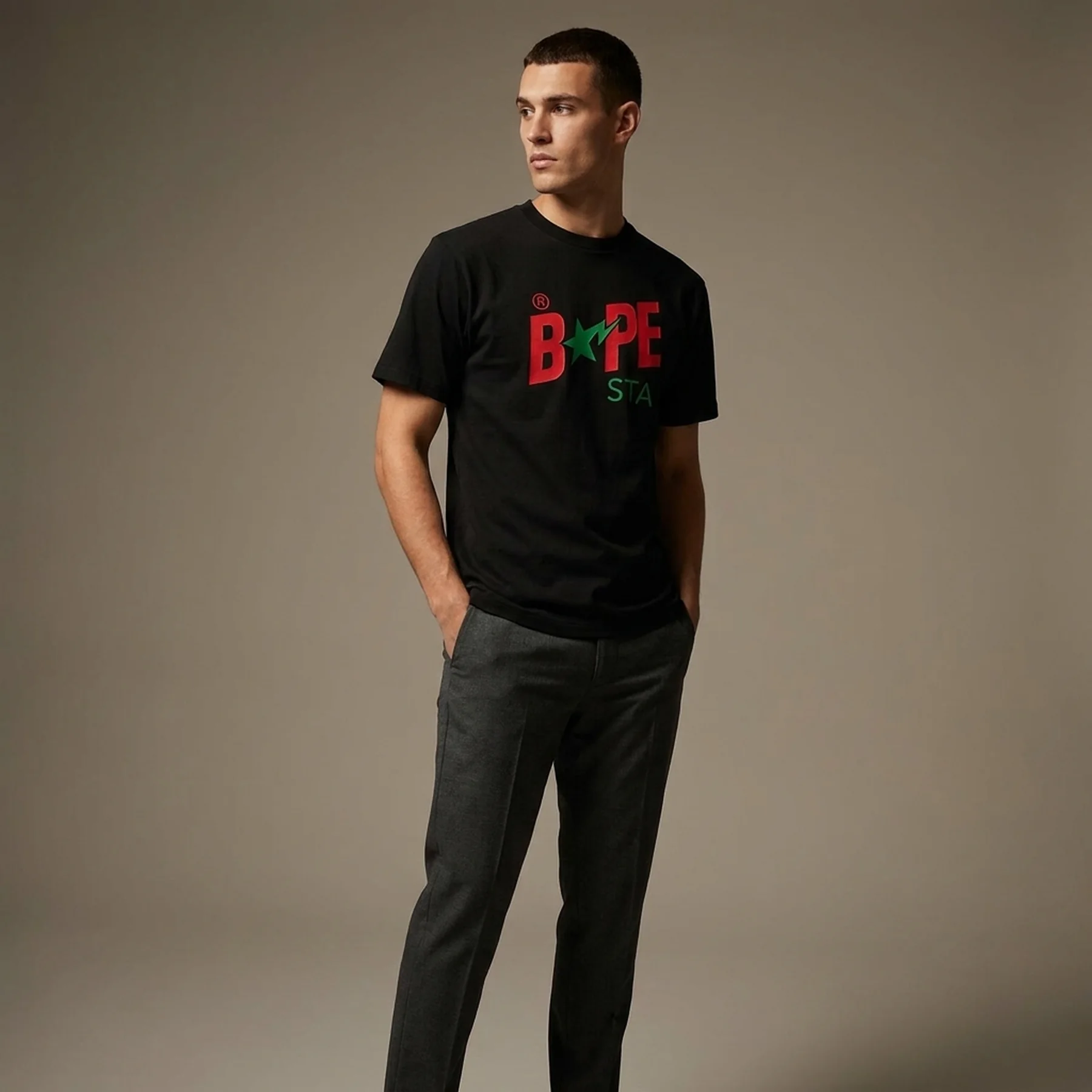 Футболка чоловіча Bape A Bathnig Ape Men's Colors Bape Sta Tee (1L30110022)