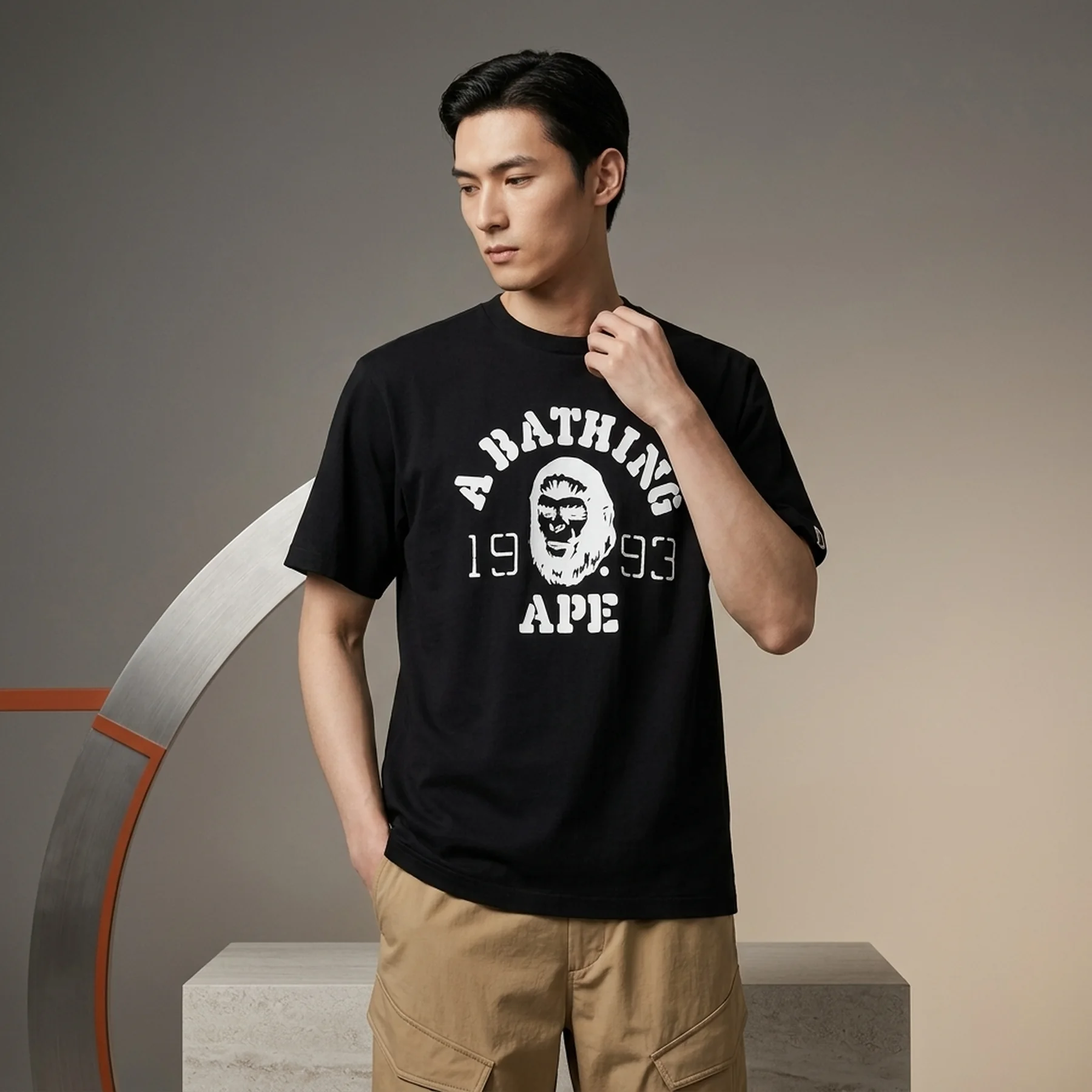 Футболка чоловіча Bape Blue Ape Head T-Shirt (001CSK221006F)