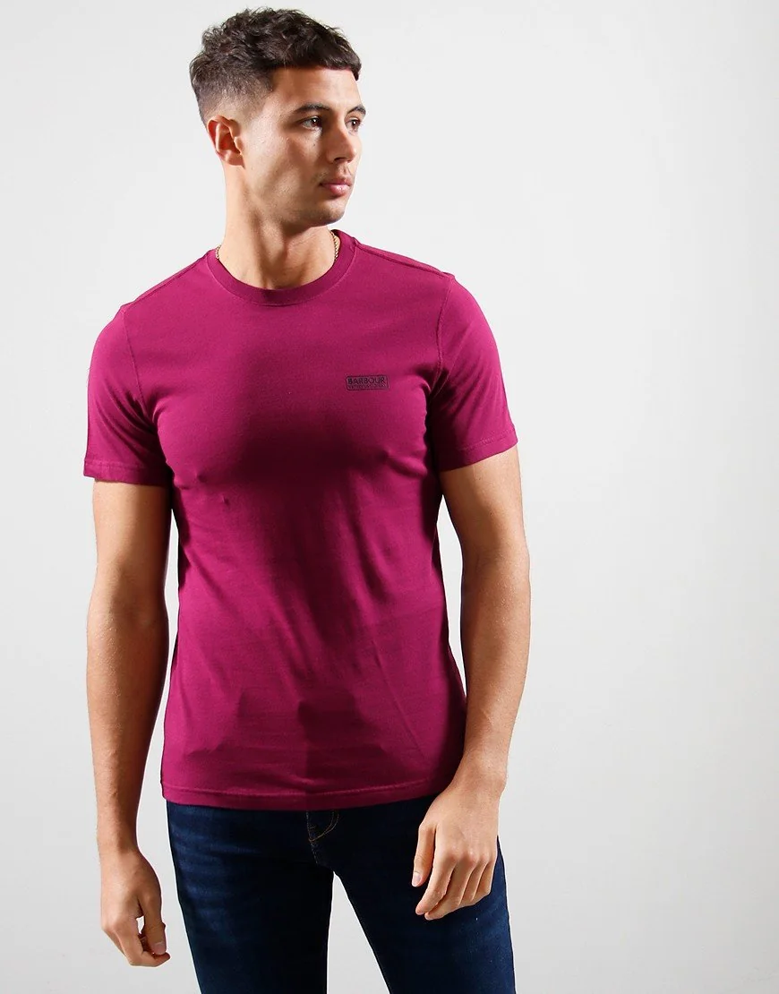 Футболка чоловіча Barbour Tee-Magenta Purple