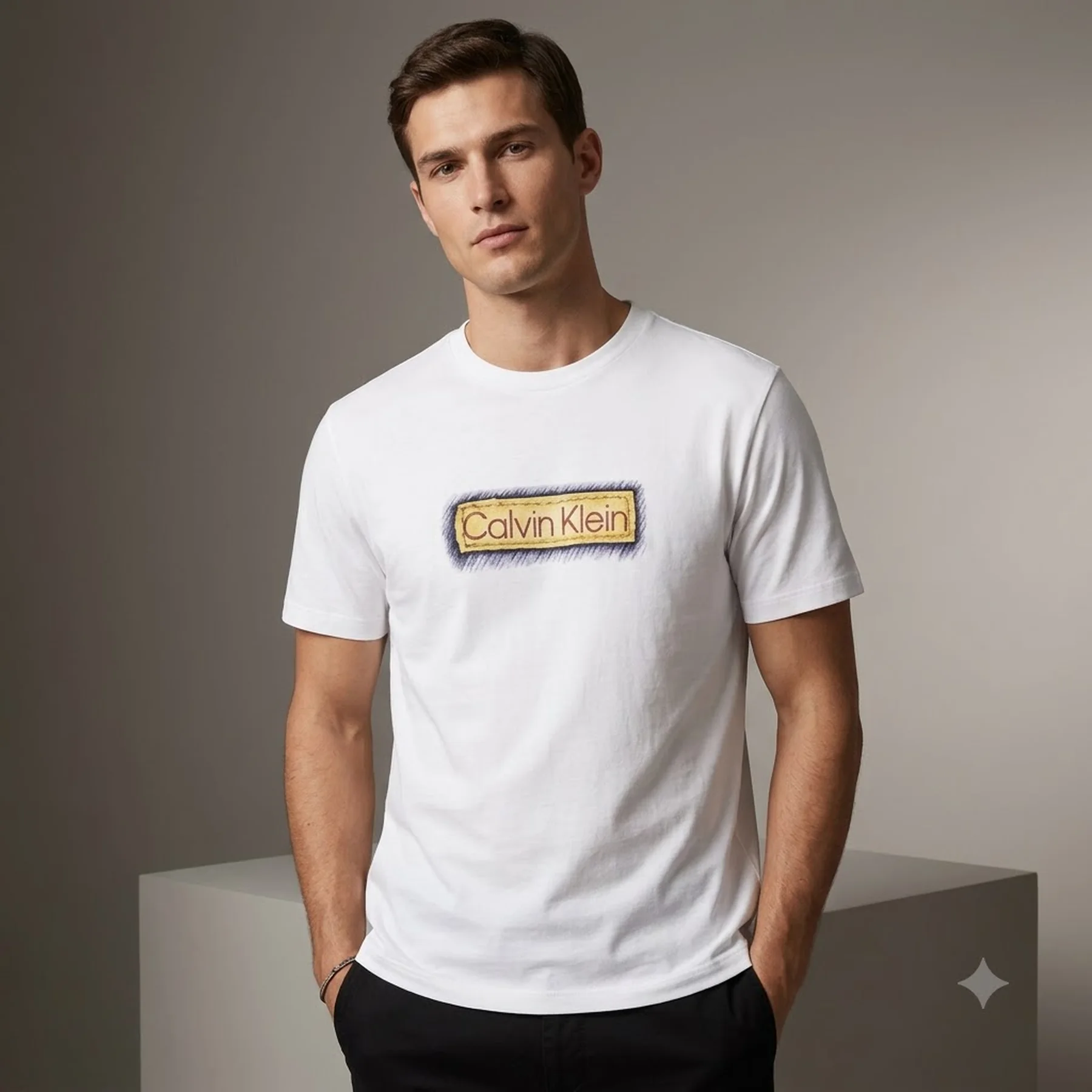 Футболка чоловіча Calvin Klein Playera Calvin Klein Para Hombre (40LM815540)