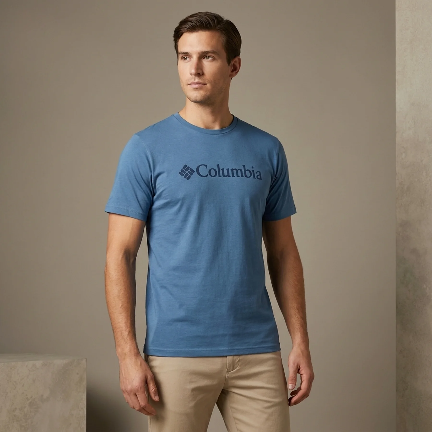 Футболка чоловіча Columbia Csc Basic Logo Short Sleeve Blue (1680051CLB-481)
