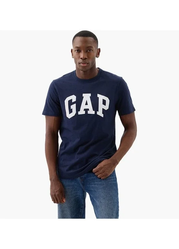 Футболка чоловіча Gap Everyday Soft Crewneck T-Shirt Blue (855769081)