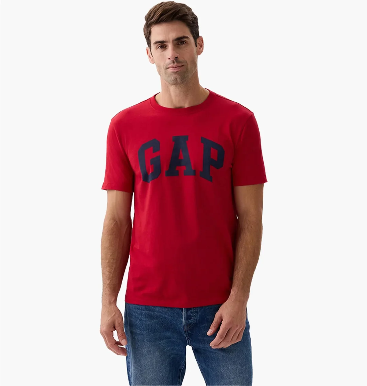 Футболка чоловіча Gap Everyday Soft Crewneck T-Shirt Red (855769071)
