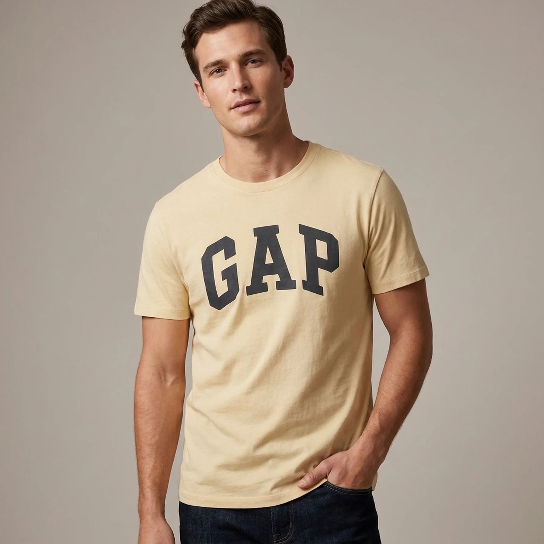 Футболка чоловіча Gap Everyday Soft Logo (855769181)
