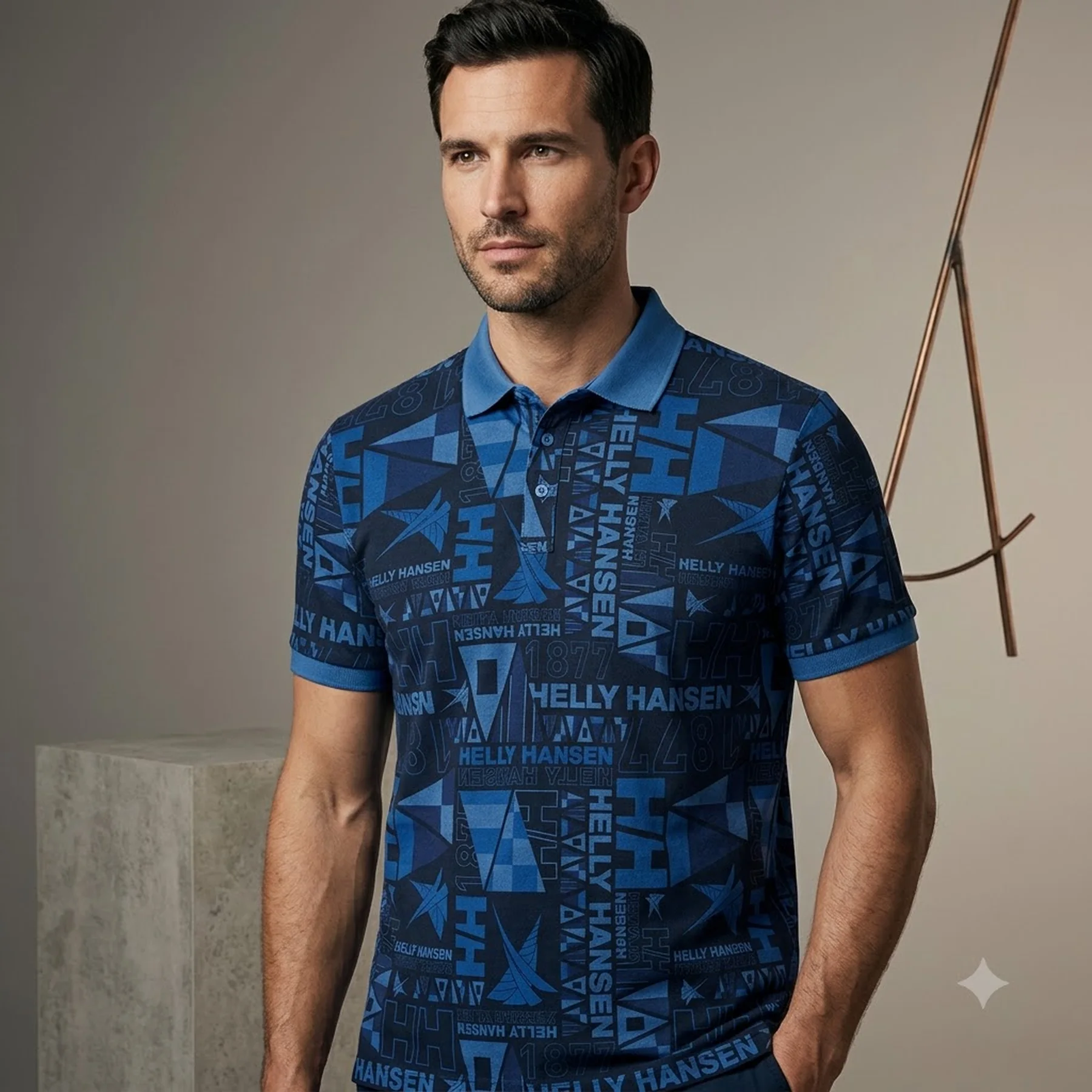 Футболка чоловіча Helly Hansen Newport Polo (34304-585)