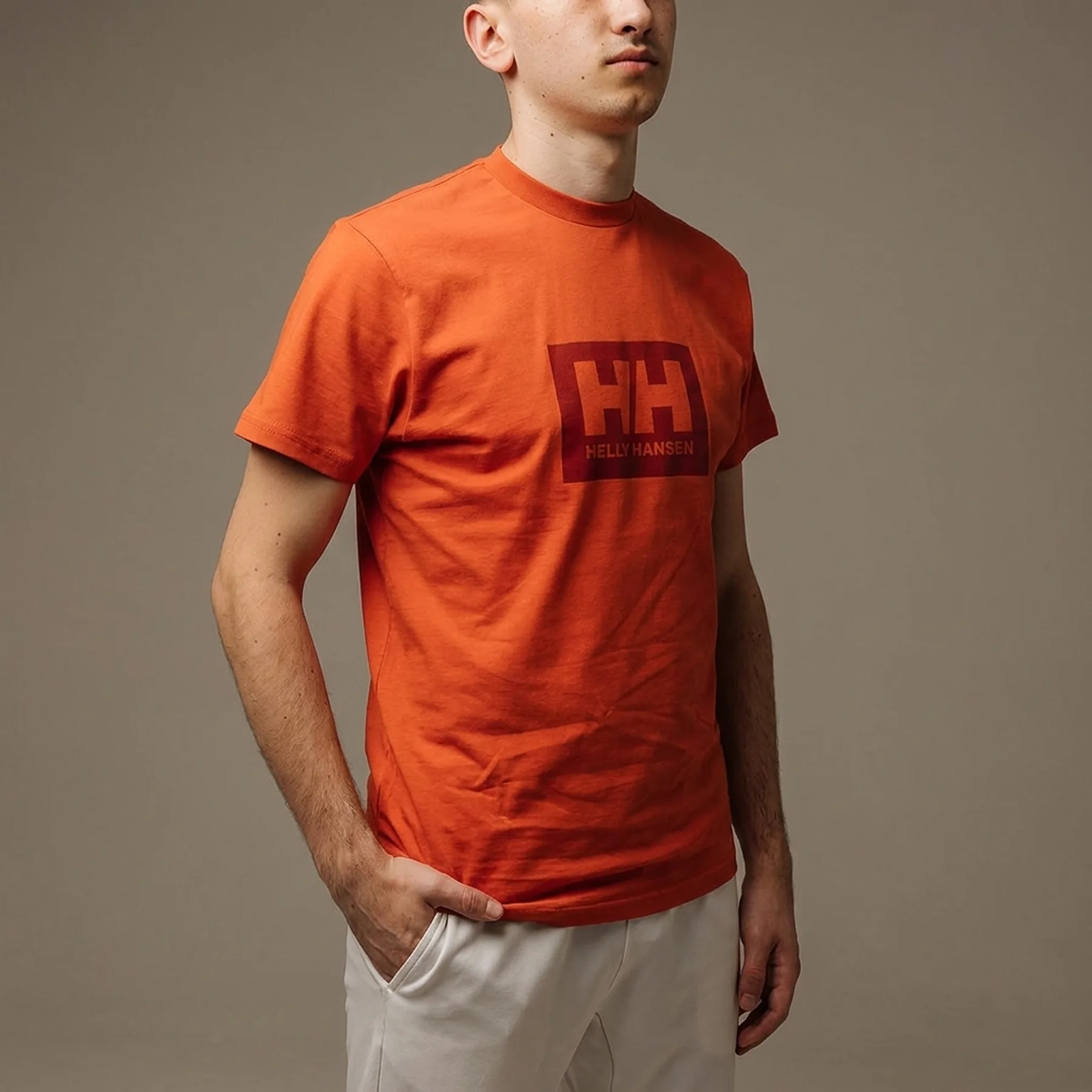 Футболка чоловіча Helly Hansen T-Shirt In Morbido Cotone Hh Box (53285-179)