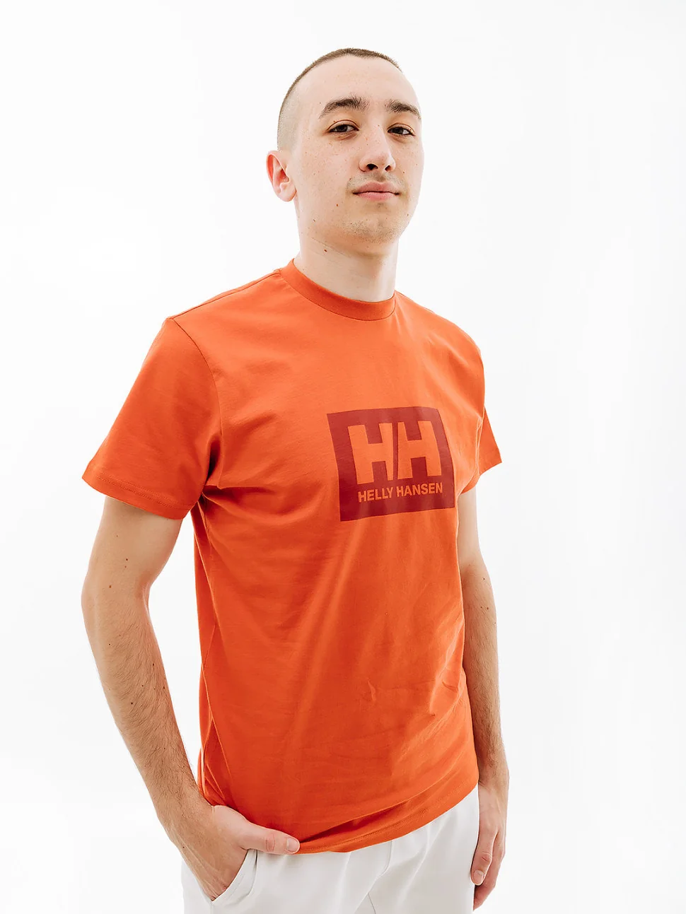 Футболка чоловіча Helly Hansen T-Shirt In Morbido Cotone Hh Box (53285-179)