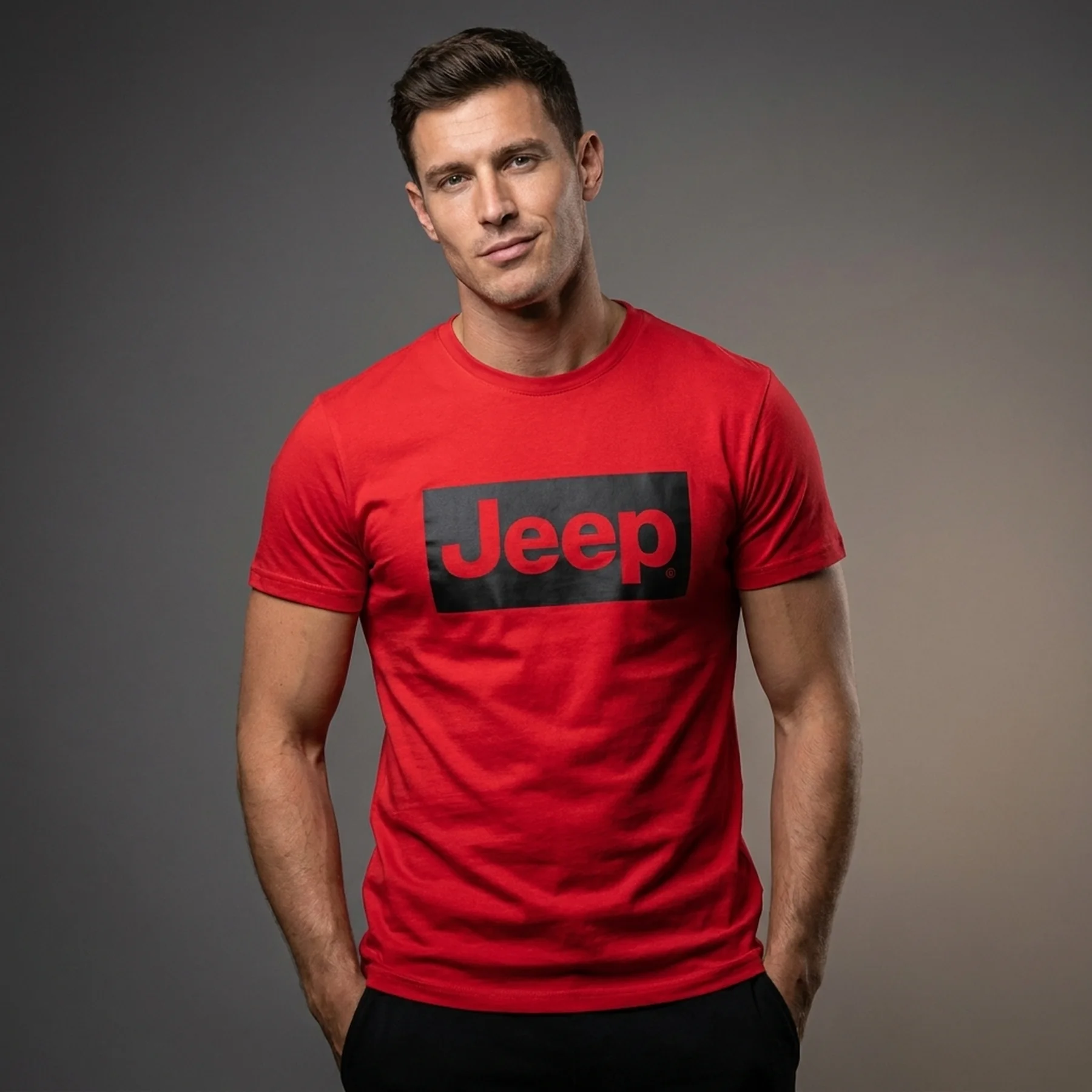 Футболка чоловіча Jeep T-Shirt Contours Red (O102581-R699)