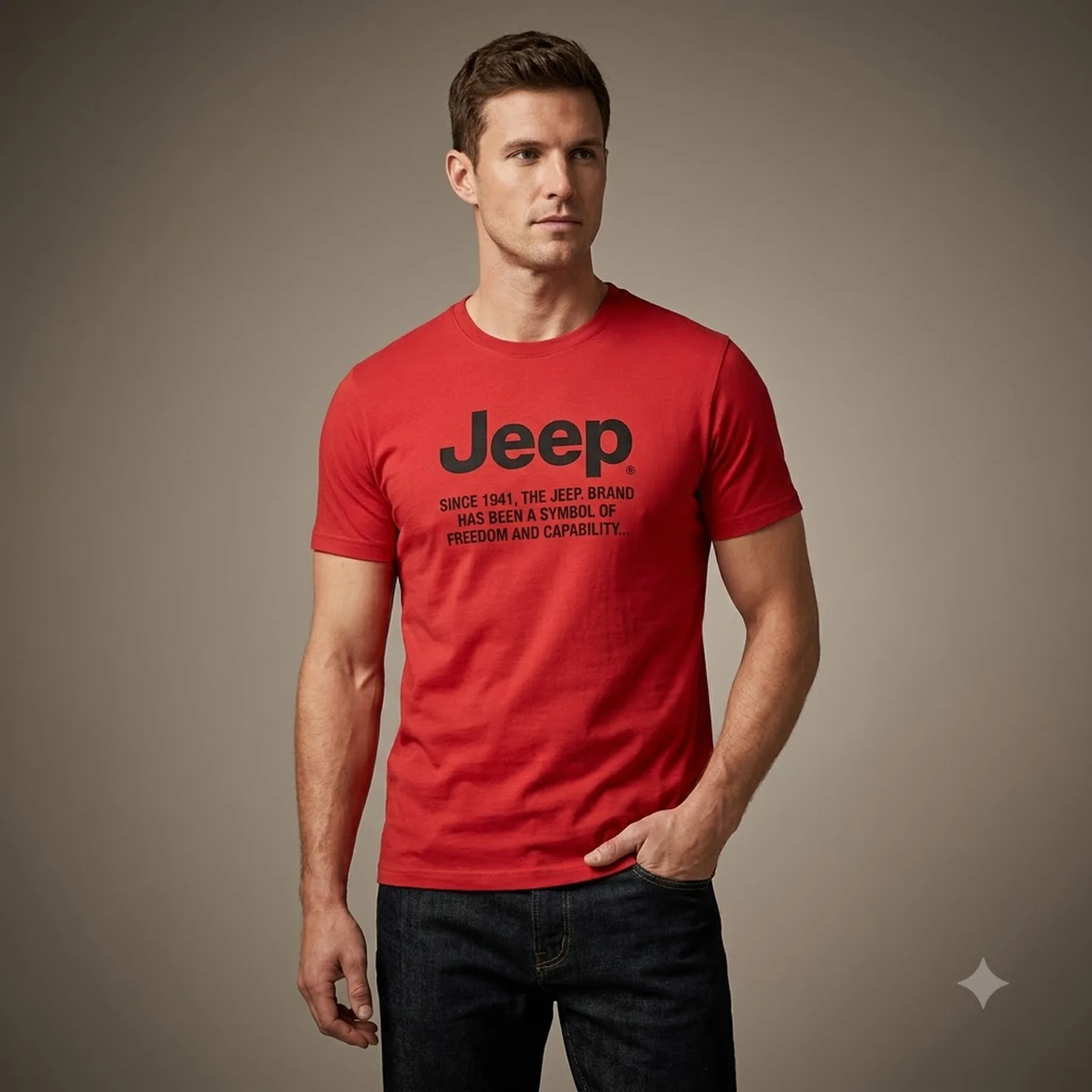 Футболка чоловіча Jeep T-Shirt Since 1941 (O102591-R699)