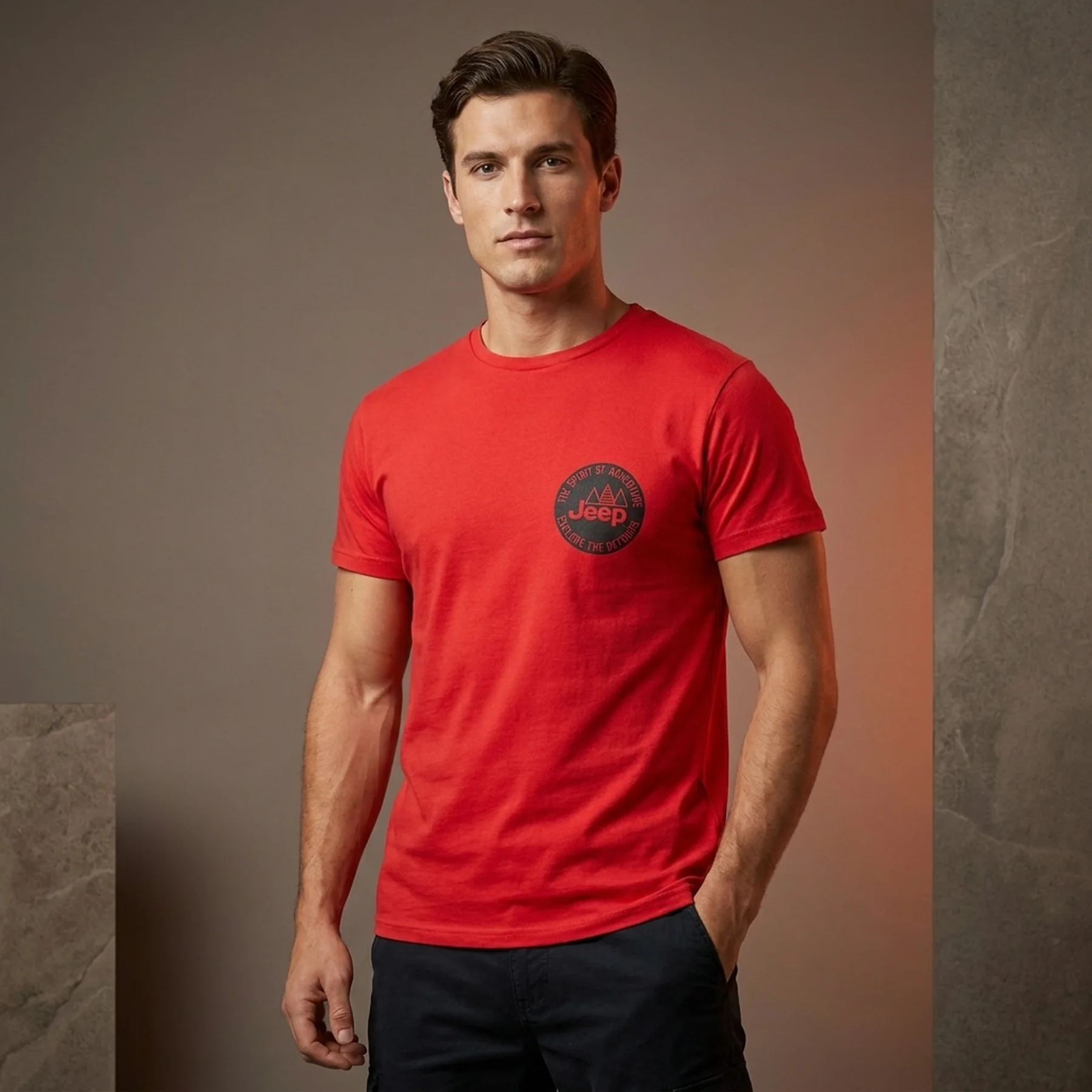 Футболка чоловіча Jeep T-Shirt The Spirit Of Adventure (O102586-R699)