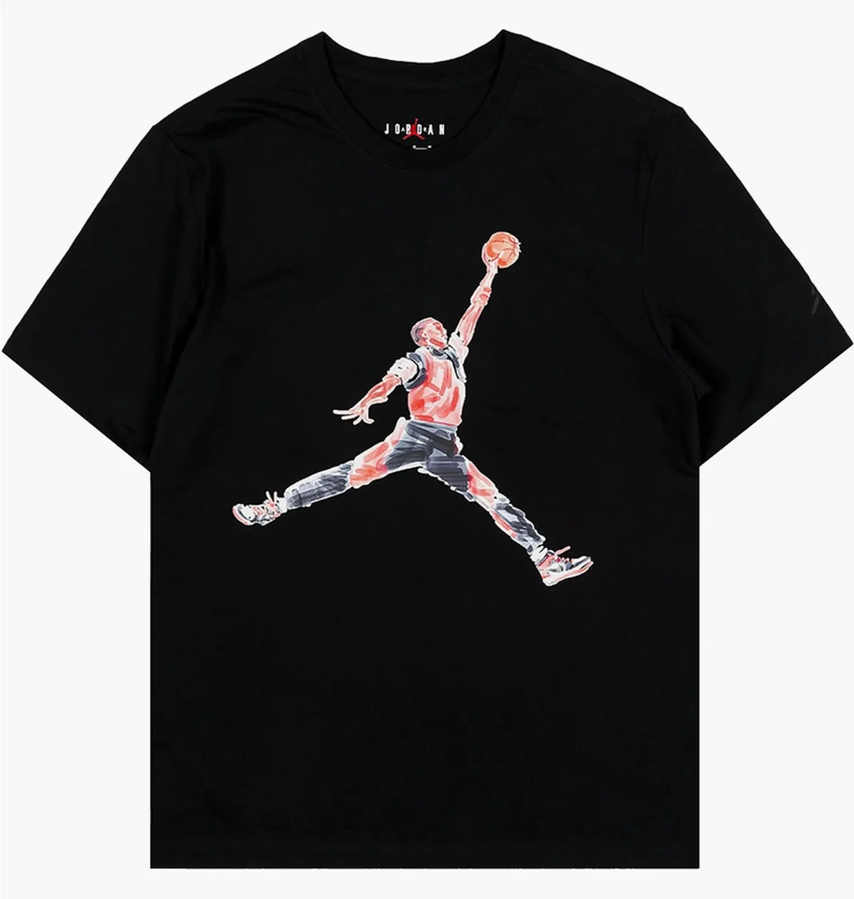 Футболка чоловіча Jordan Air Jumpman Watercolor Short Sleeve (FN5980-010) — Одяг