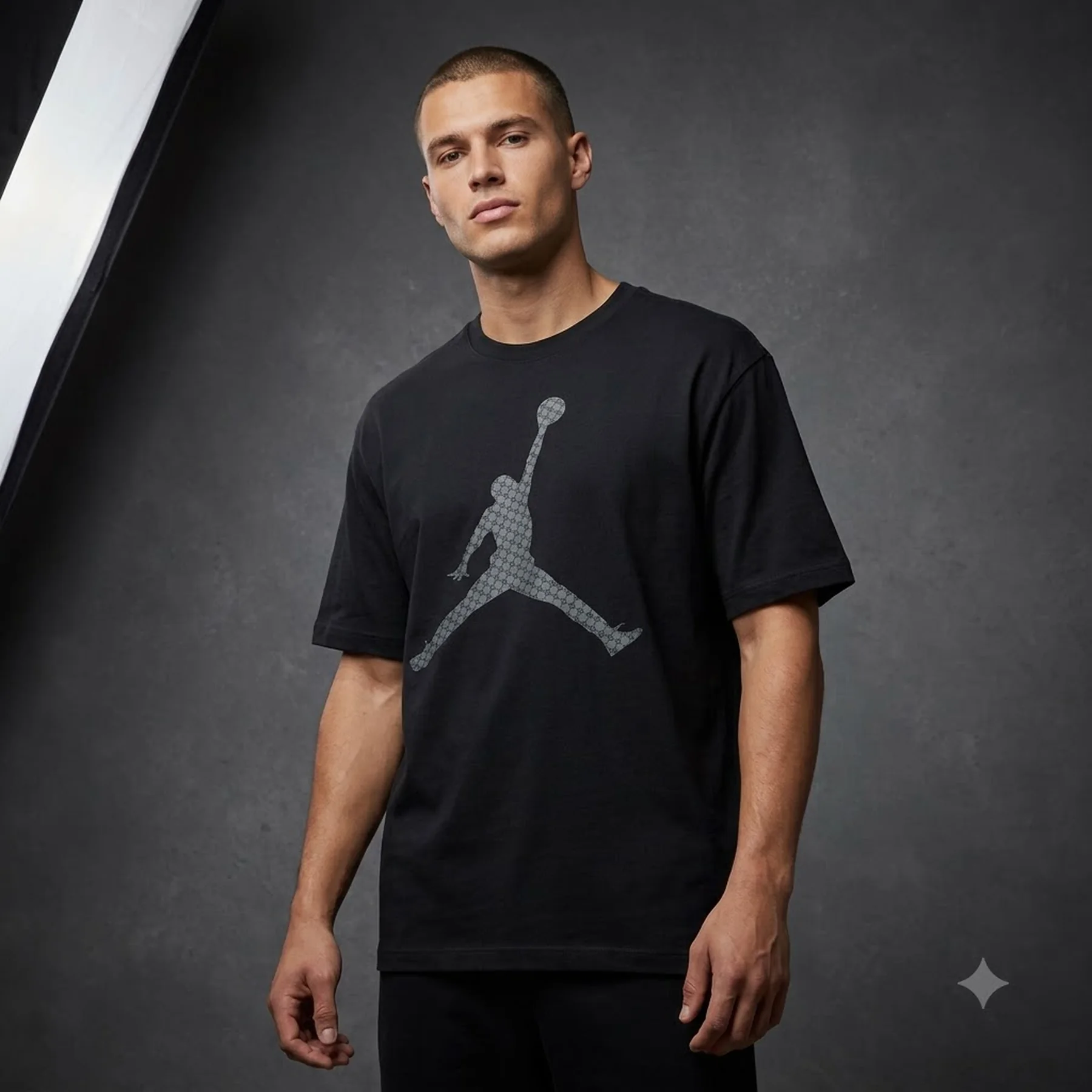 Футболка чоловіча Jordan Brk Mg Fill Ss Crew Black (IF0399-010)
