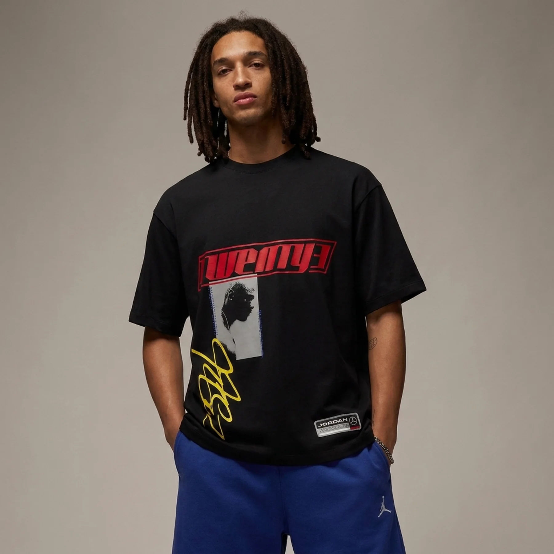 Футболка чоловіча Jordan Ess Ovsz Ss Crew Black (HJ2366-010)