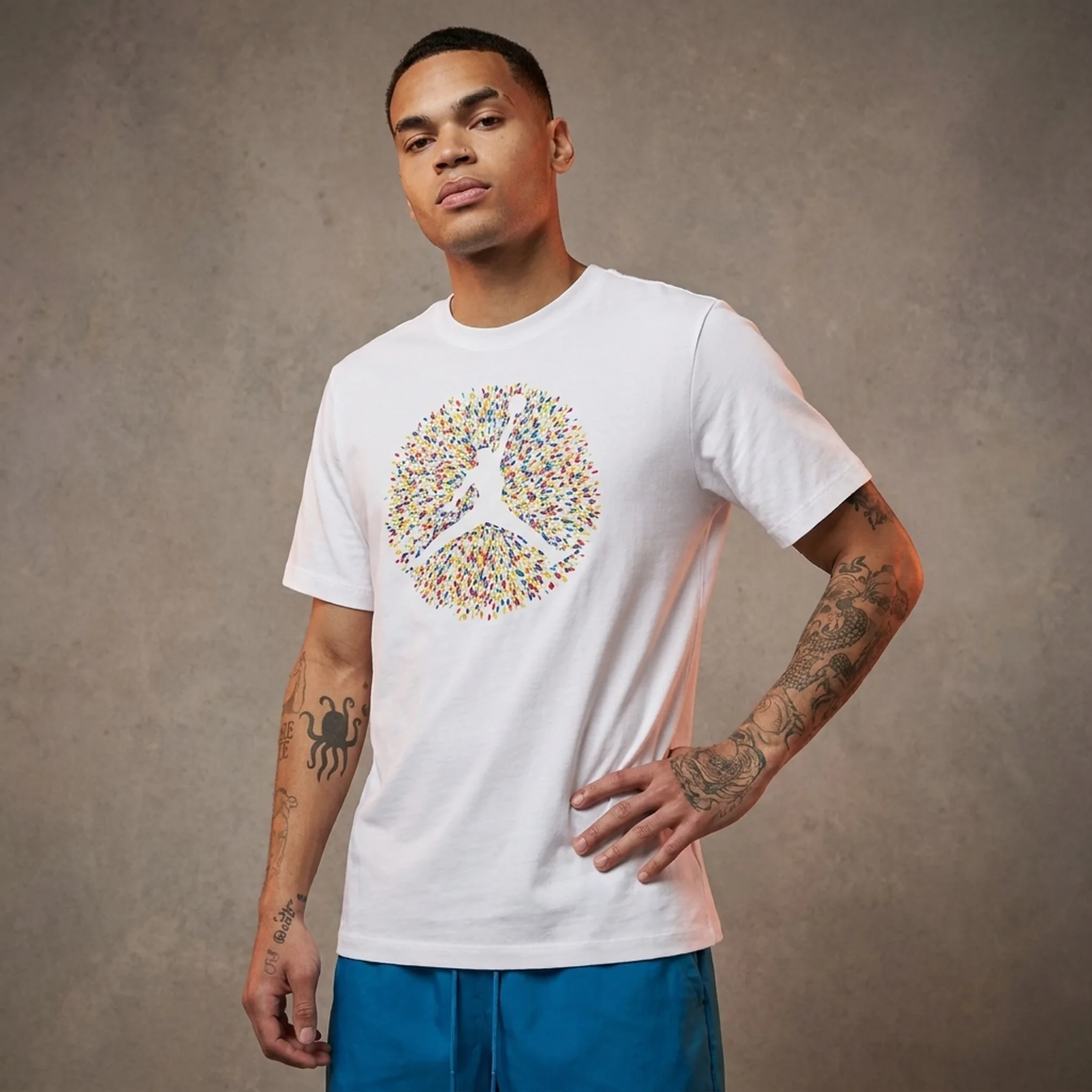 Футболка чоловіча Jordan Flight Ess Pool Ss Crew T-Shirt (FN6006-100)