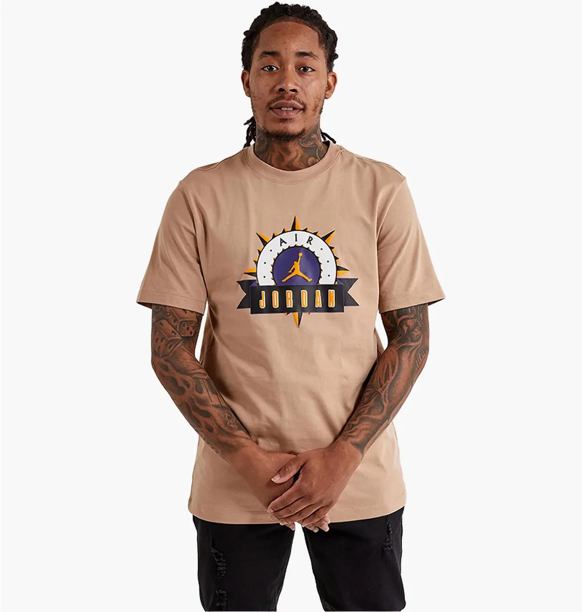 Футболка чоловіча Jordan Flight Mvp Tee Beige (FD8227-200)