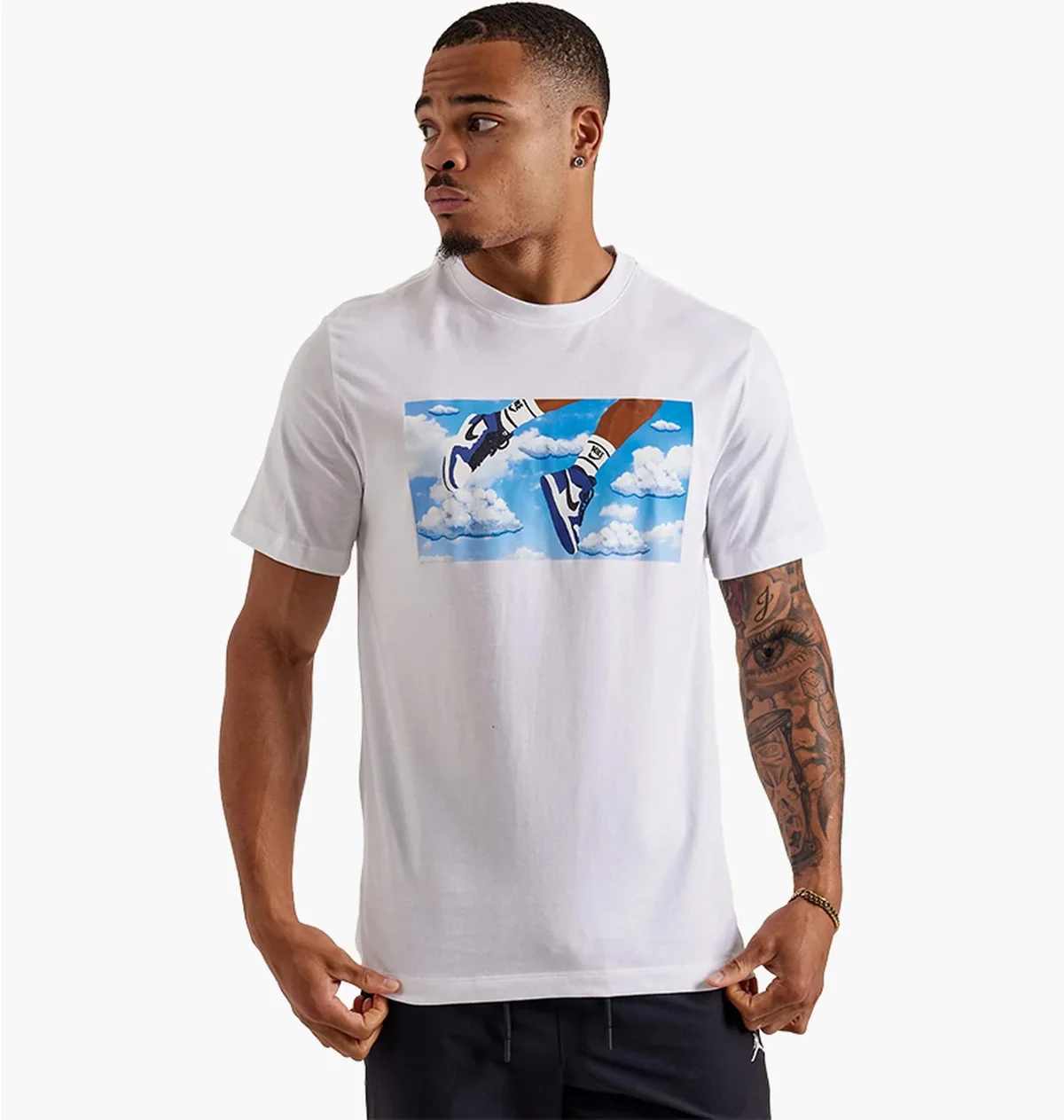 Футболка чоловіча Jordan Flight Tee White (FZ1967-101)