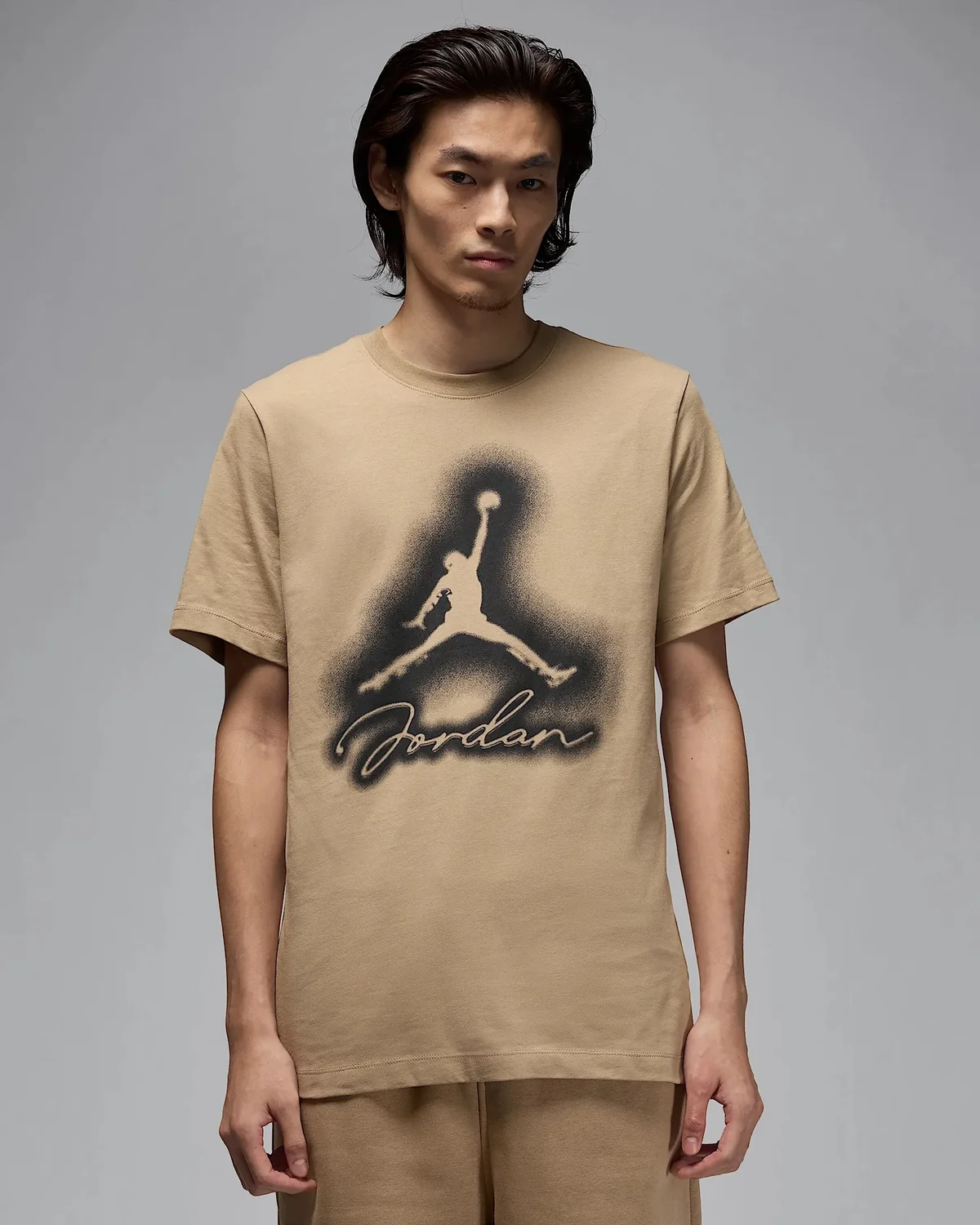 Футболка чоловіча Jordan Flt Mvp Jm Hbr Ss Crew Beige (HJ2330-257)