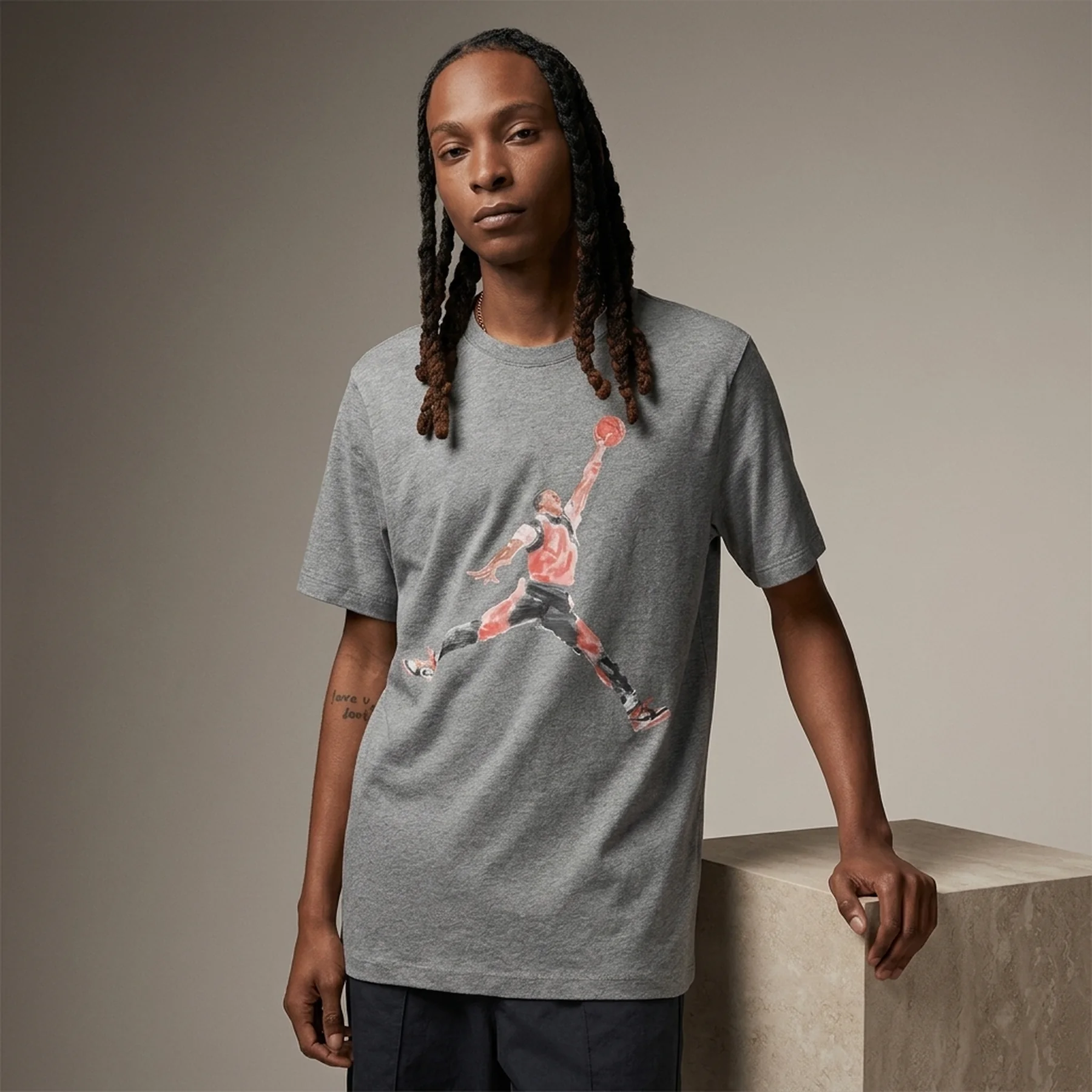 Футболка чоловіча Jordan M Brand Jm Wtrclr Ss Crew (FN5980-091)
