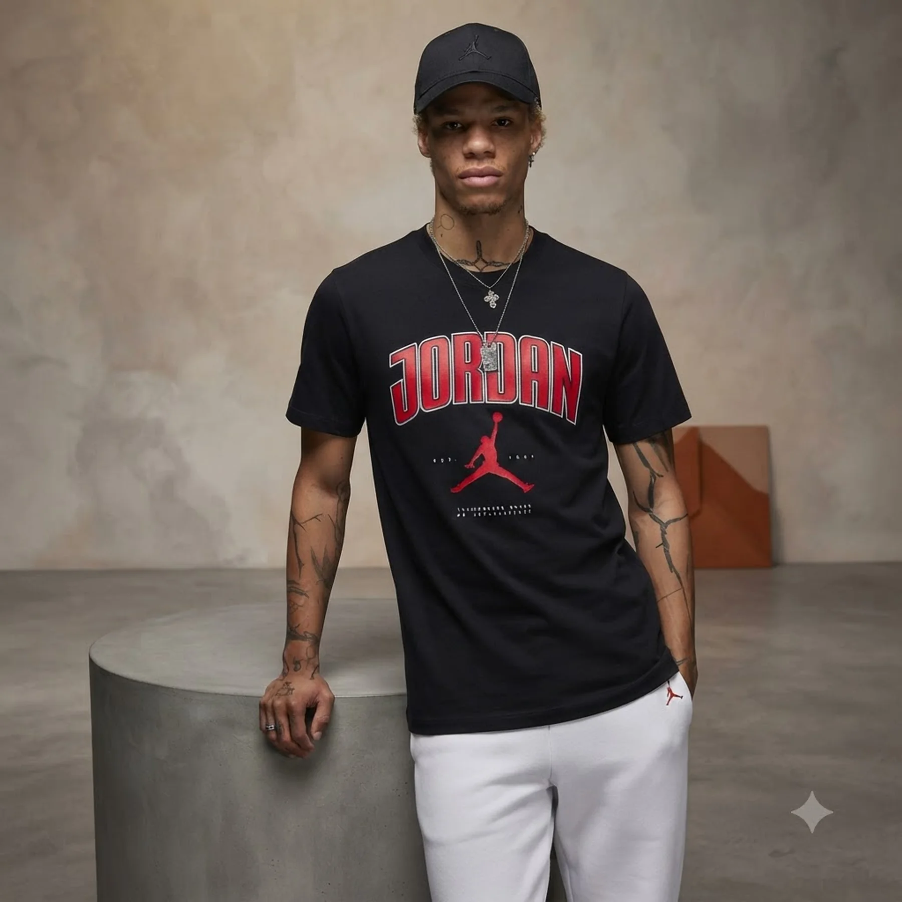 Футболка чоловіча Jordan M J City 88 Ss Crew (HQ0009-010)