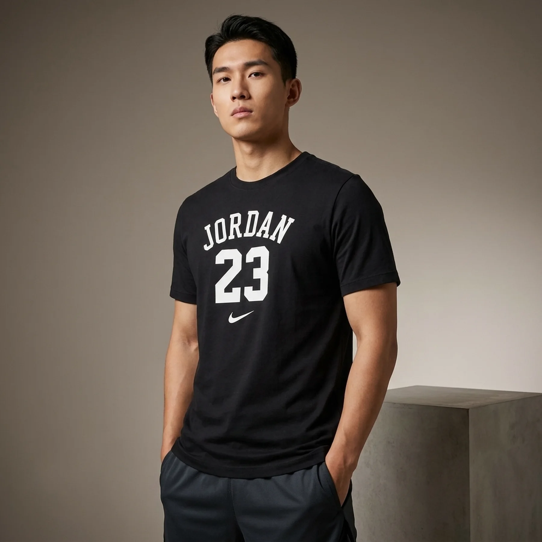 Футболка чоловіча Jordan Mvp Wm Ss Crew Black (IB7524-010)