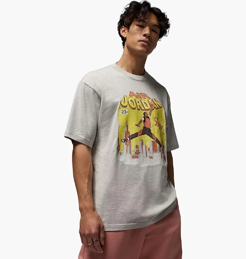Футболка чоловіча Jordan Nc Comic Ss Crew Grey (IF0784-050)