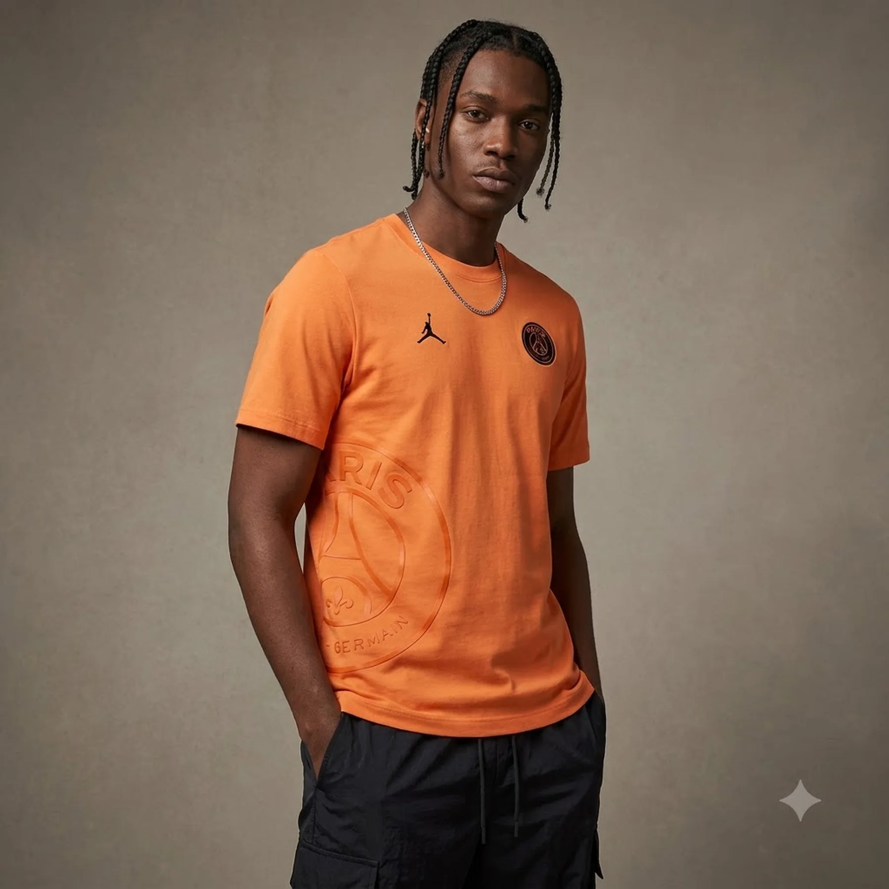 Футболка чоловіча Jordan Paris Saint-Germain Orange (DZ2917-834)