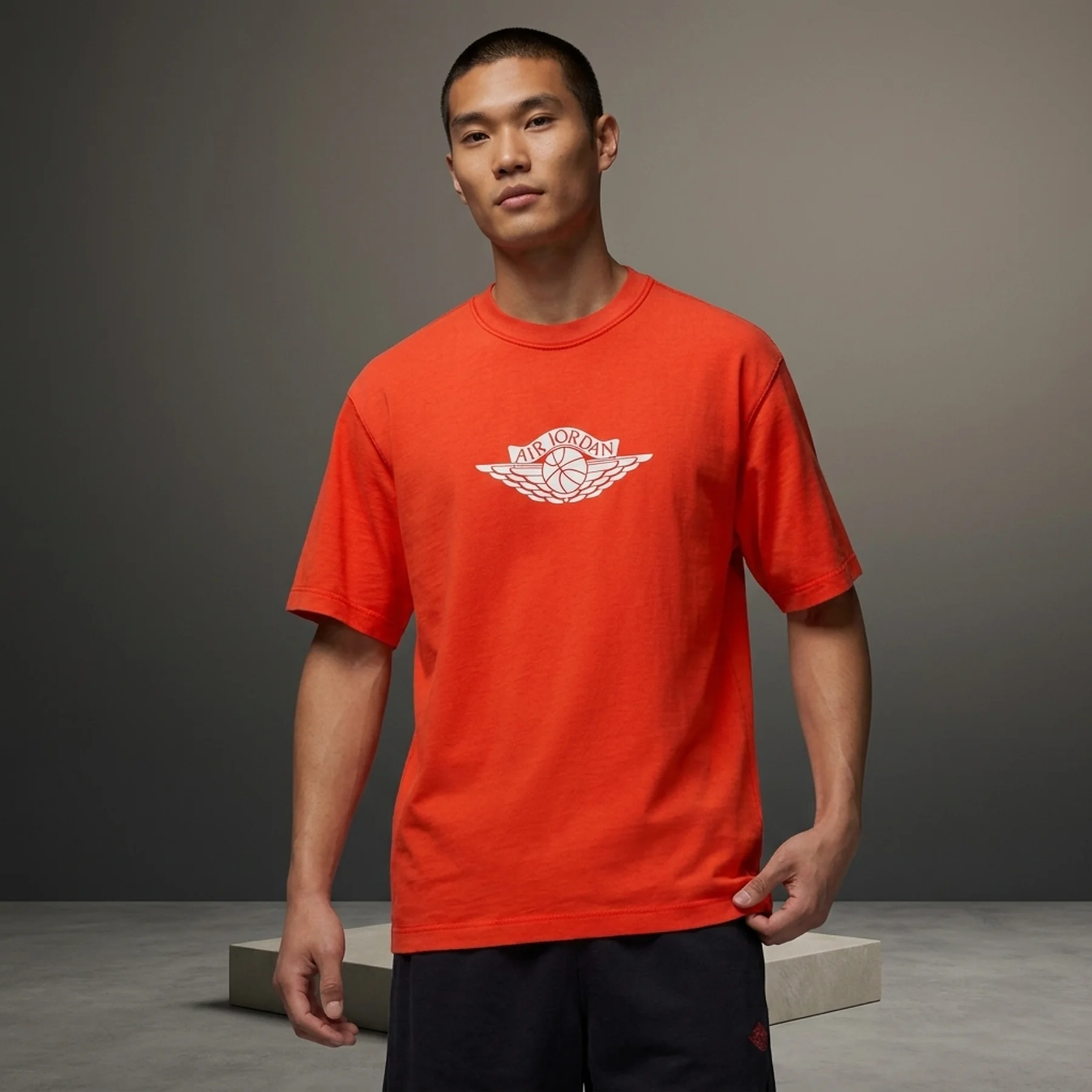 Футболка чоловіча Jordan Rare Air Wsh 85 Ss Crew Red (IB3130-673)