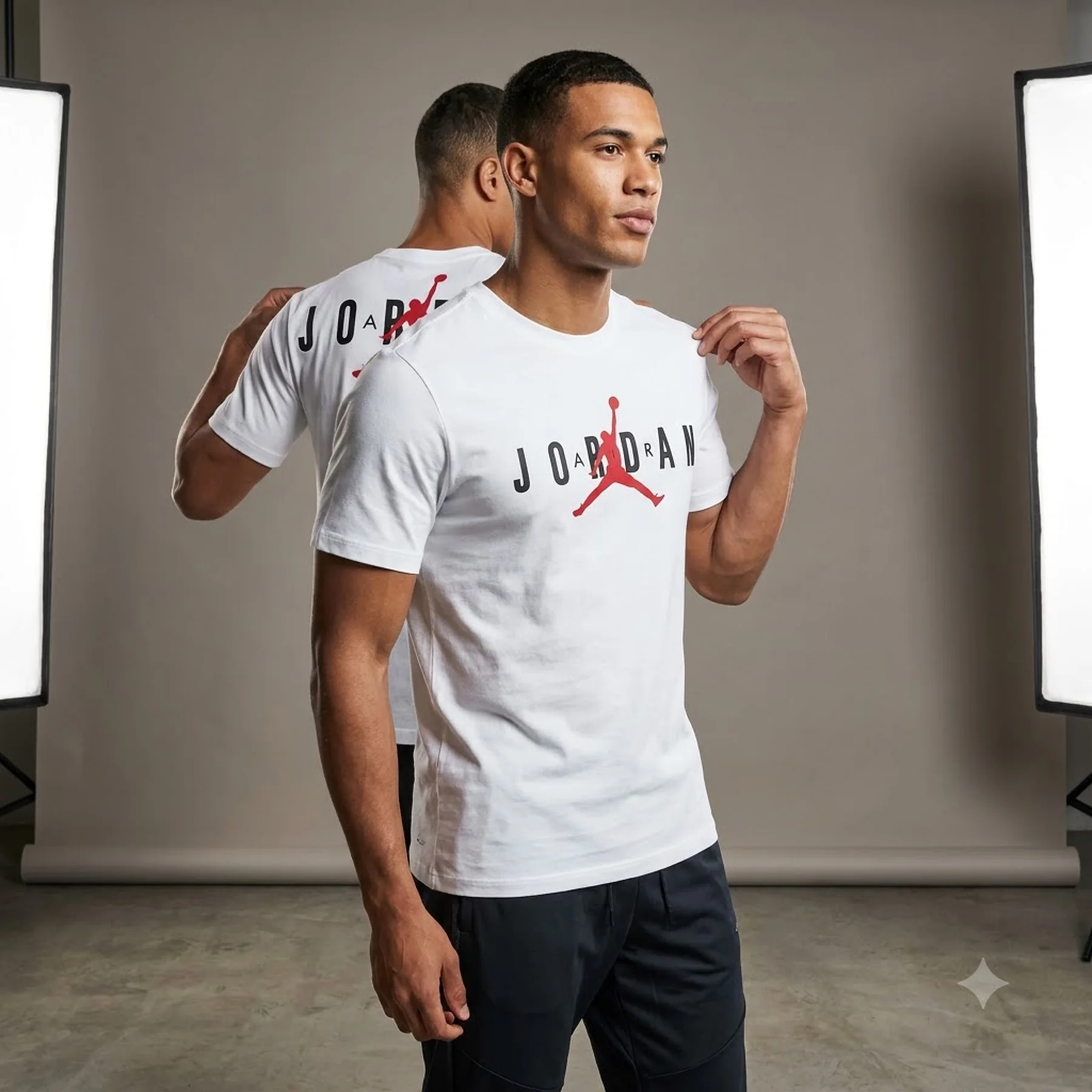 Футболка чоловіча Jordan Stretch T-Shirt White (HQ1893-100)