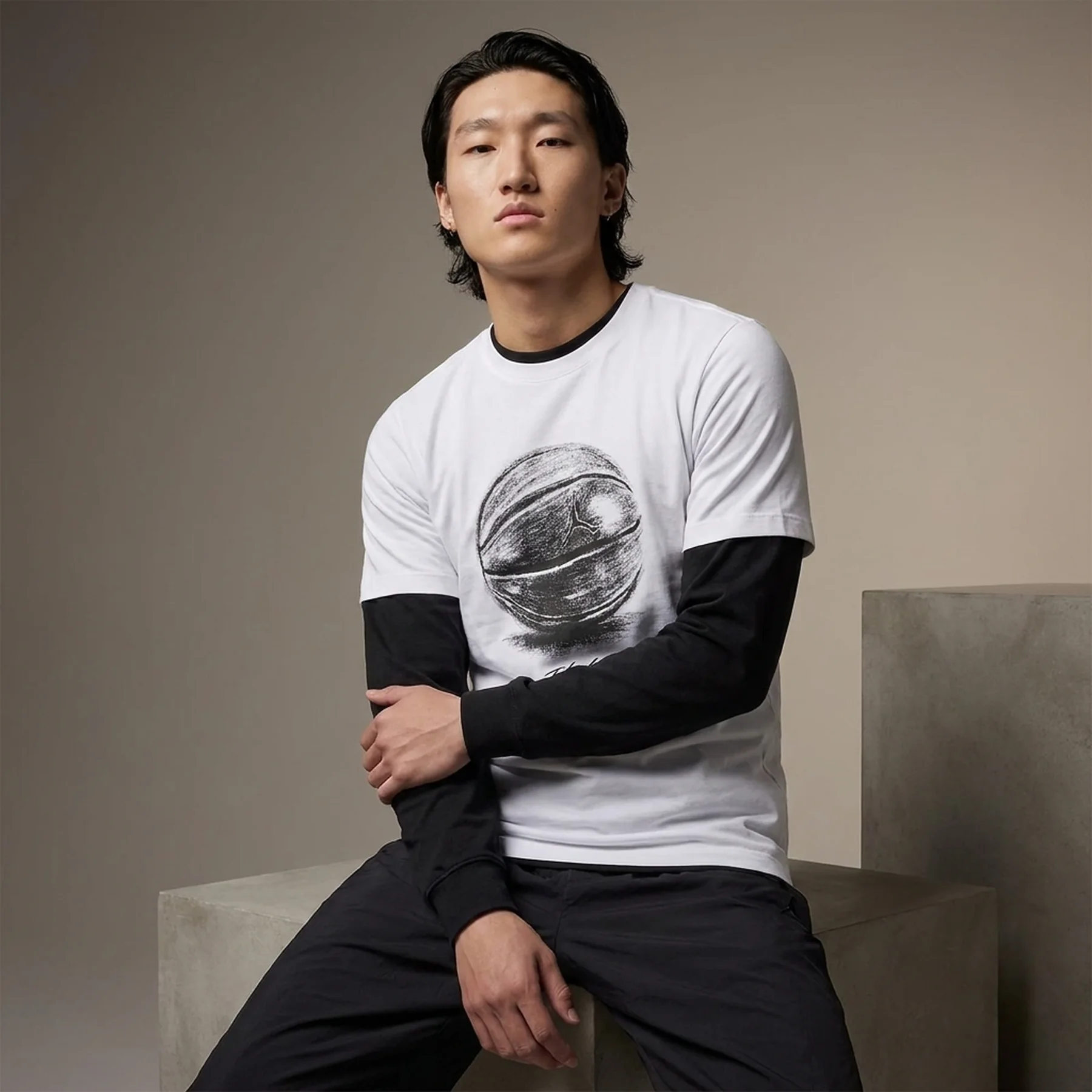 Футболка чоловіча Jordan T-Shirt White (FZ1993-100)