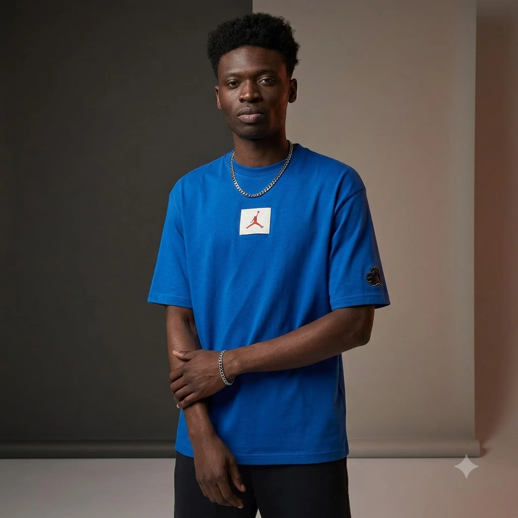 Футболка чоловіча Jordan Two 18 Blue (DV6962-477)