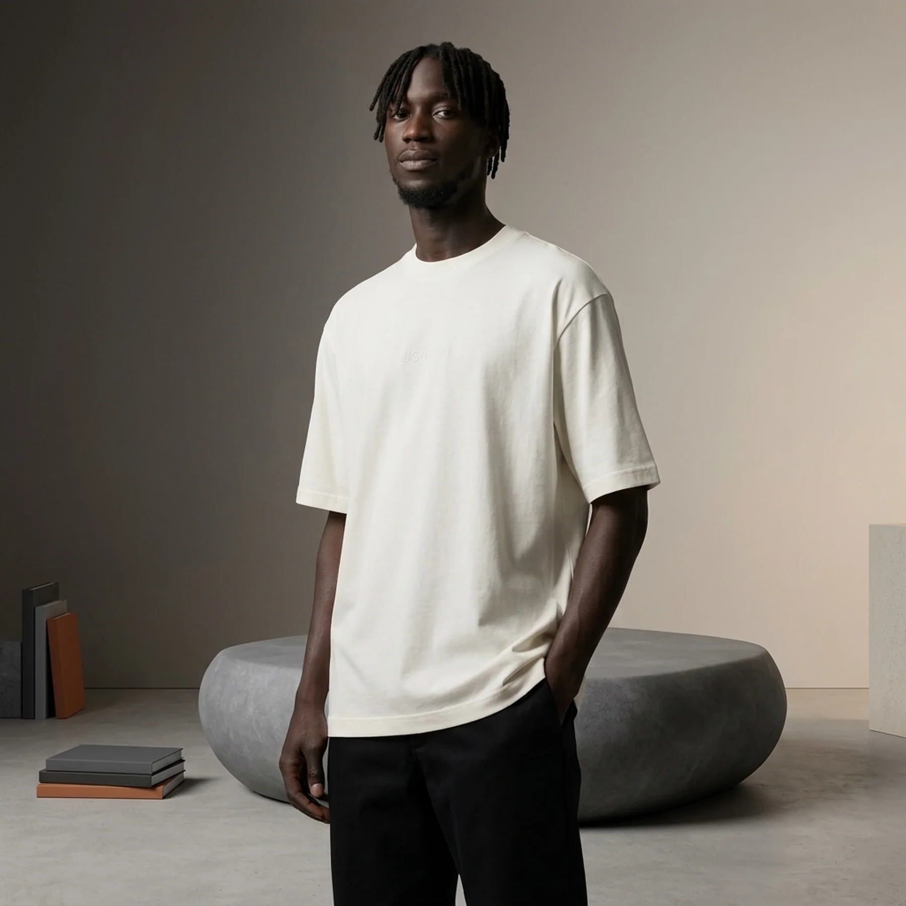 Футболка чоловіча Jordan Wordmark 85 Ss Tee Lt Orewood White (HF3447-133)