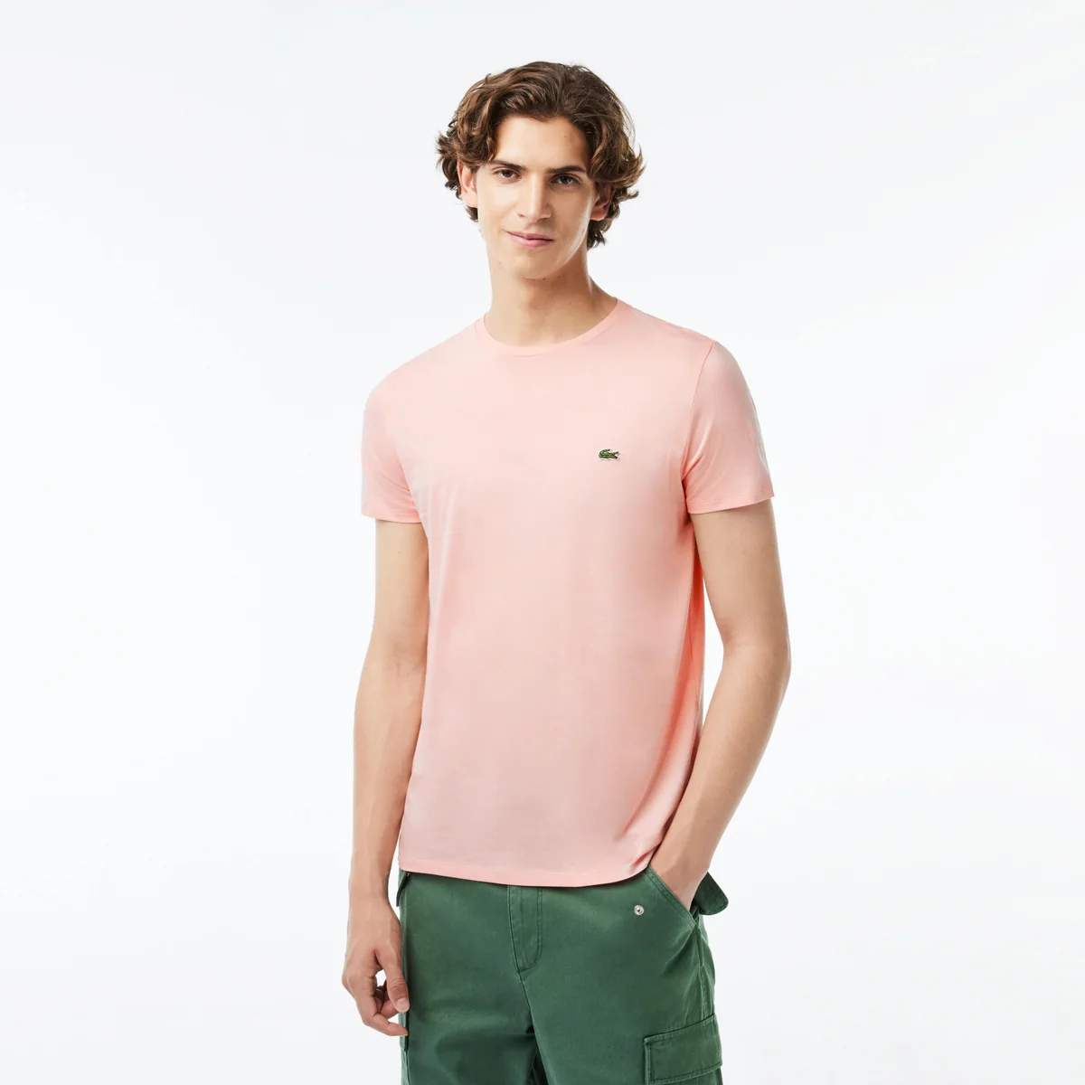 Футболка чоловіча Lacoste Men's Crew Neck Pima Cotton Jersey T-shirt