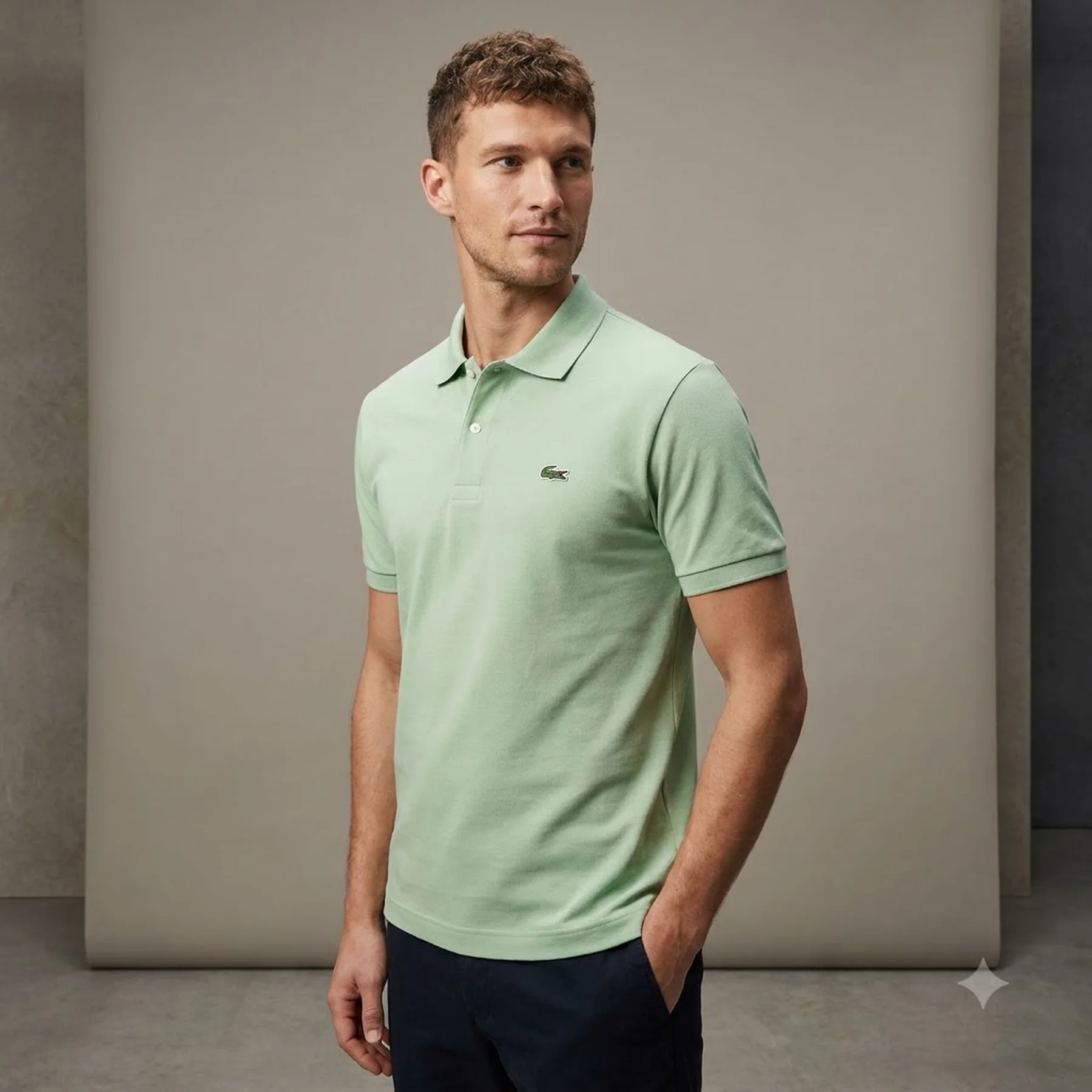 Футболка чоловіча Lacoste Men’s Organic Cotton Natural Dye Light Green