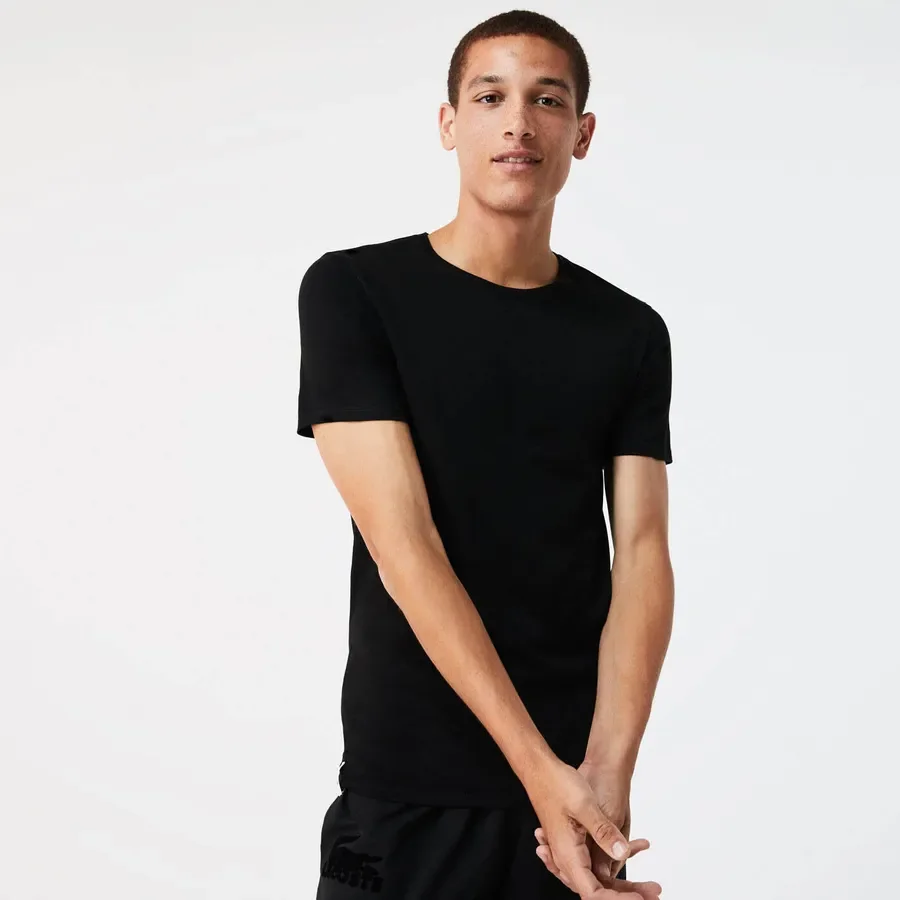 Футболка чоловіча Lacoste Mens TH3321 Undershirt T-Shirt - Black