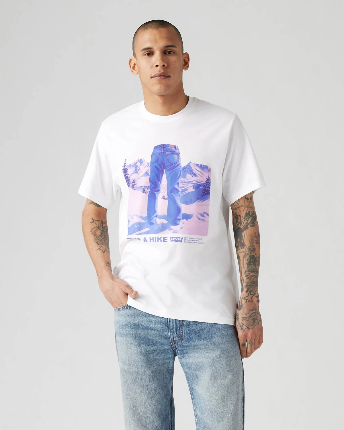 Футболка чоловіча Levi's з принтом 1159830206