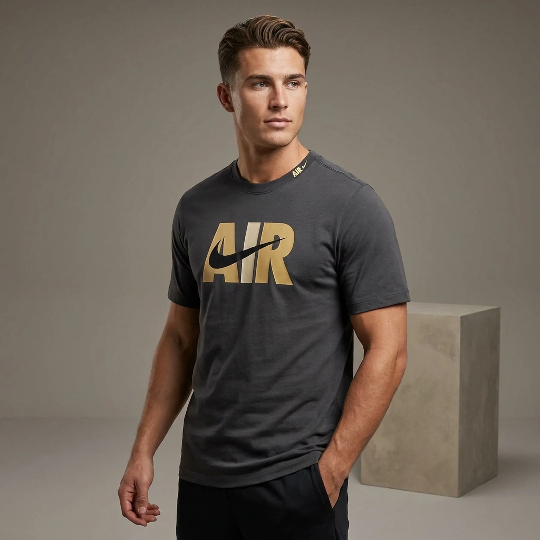 Футболка чоловіча Nike Air Short-Sleeve Top (FN7704-070)