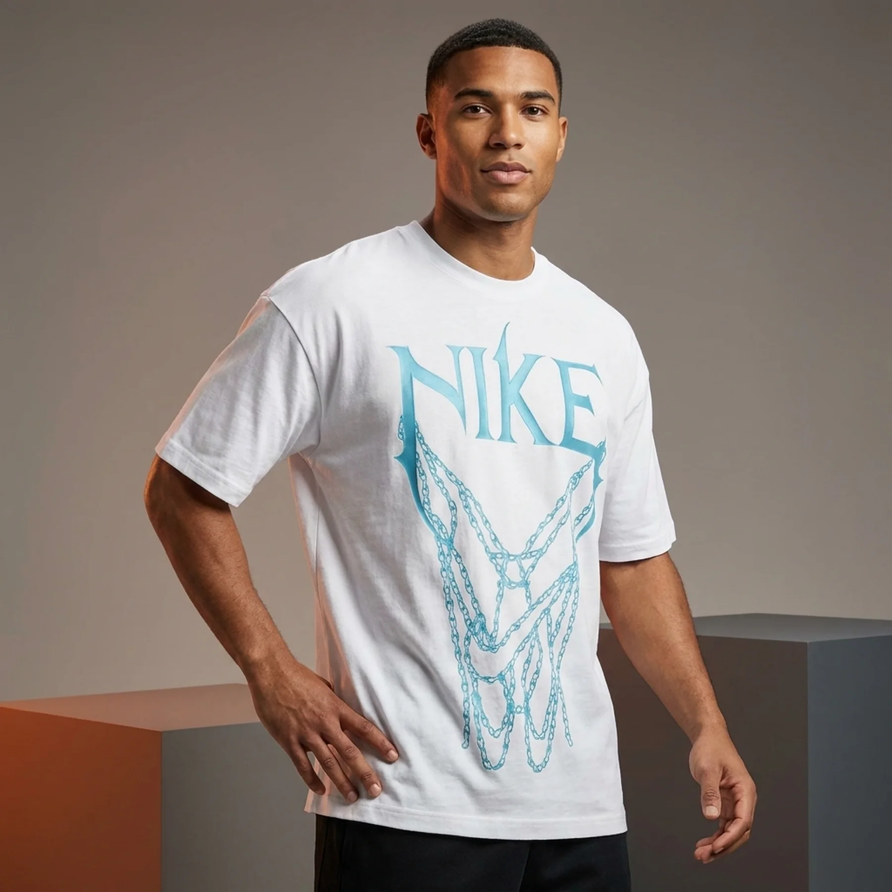 Футболка чоловіча Nike Basketball T-Shirt White (HJ3462-100)