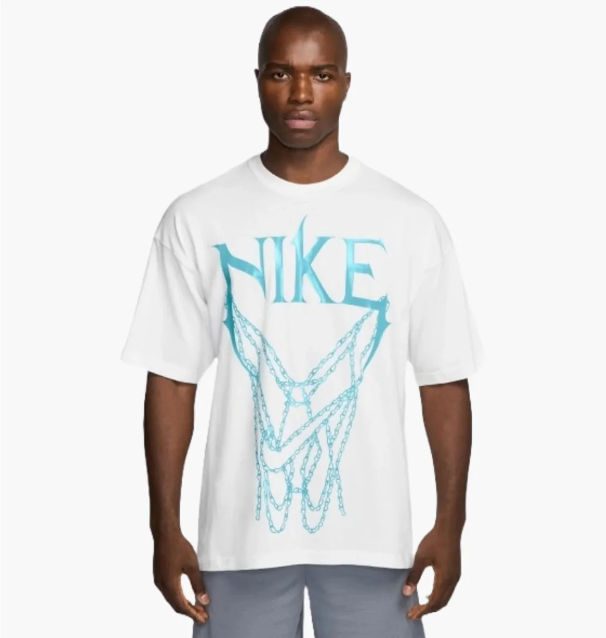 Футболка чоловіча Nike Basketball T-Shirt White (HJ3462-100)