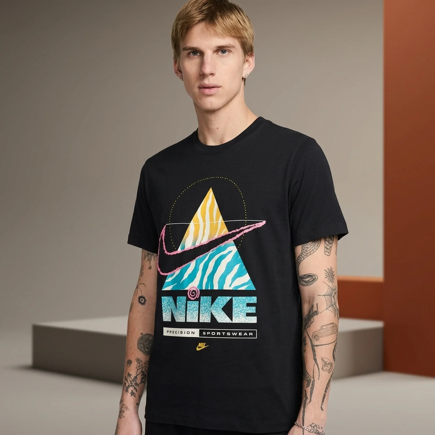 Футболка чоловіча Nike Brandriff Black (HV9149-010)