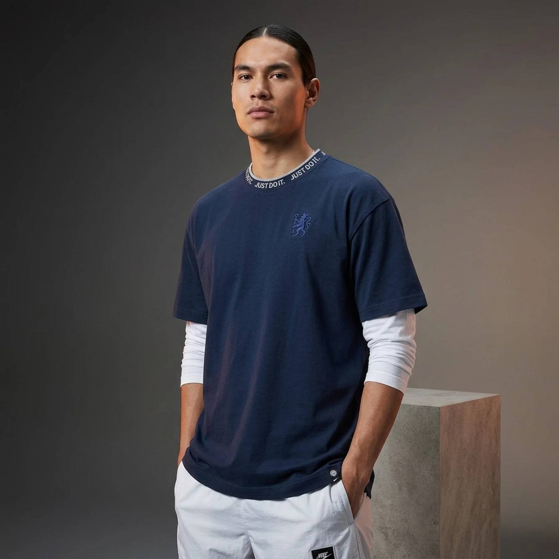 Футболка чоловіча Nike Chelsea Fc Premium Just Do It Blue (HQ8382-451)