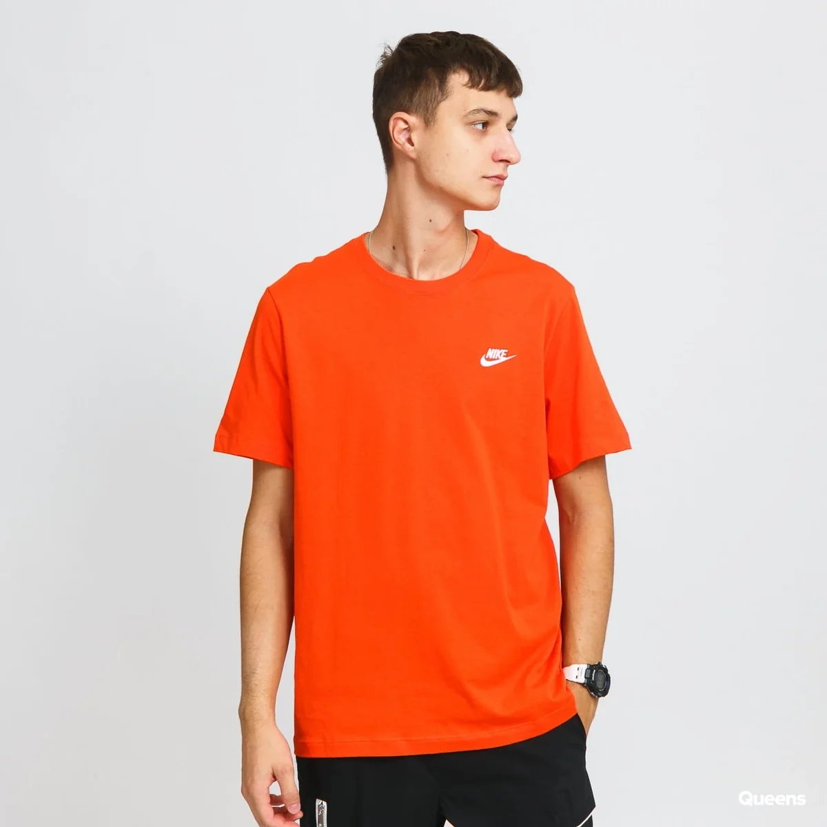 Футболка чоловіча Nike Club Tee Orange (AR4997-891)