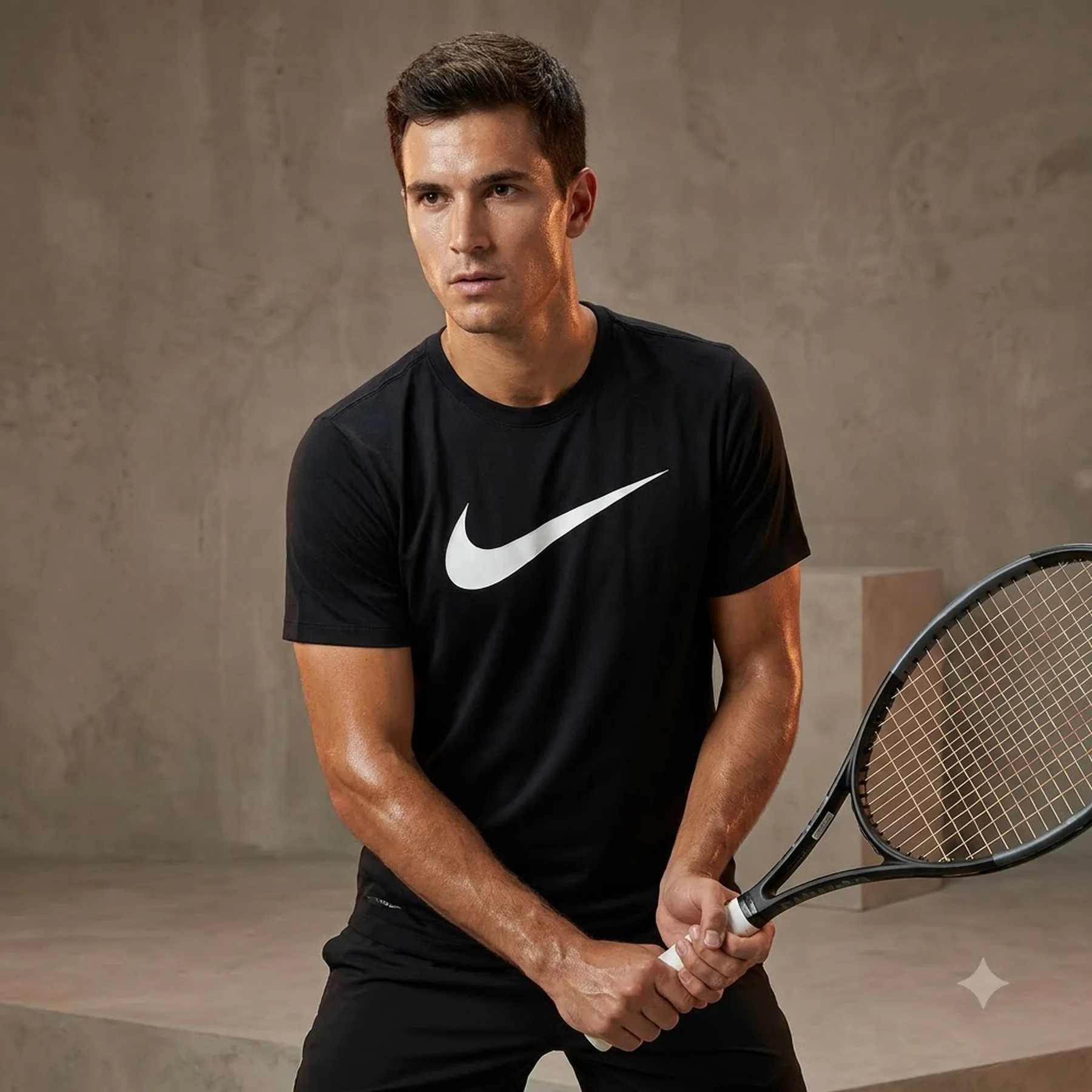 Футболка чоловіча Nike Court Dri-Fit Swoosh Tennis T-Shirt (DD8376-010)