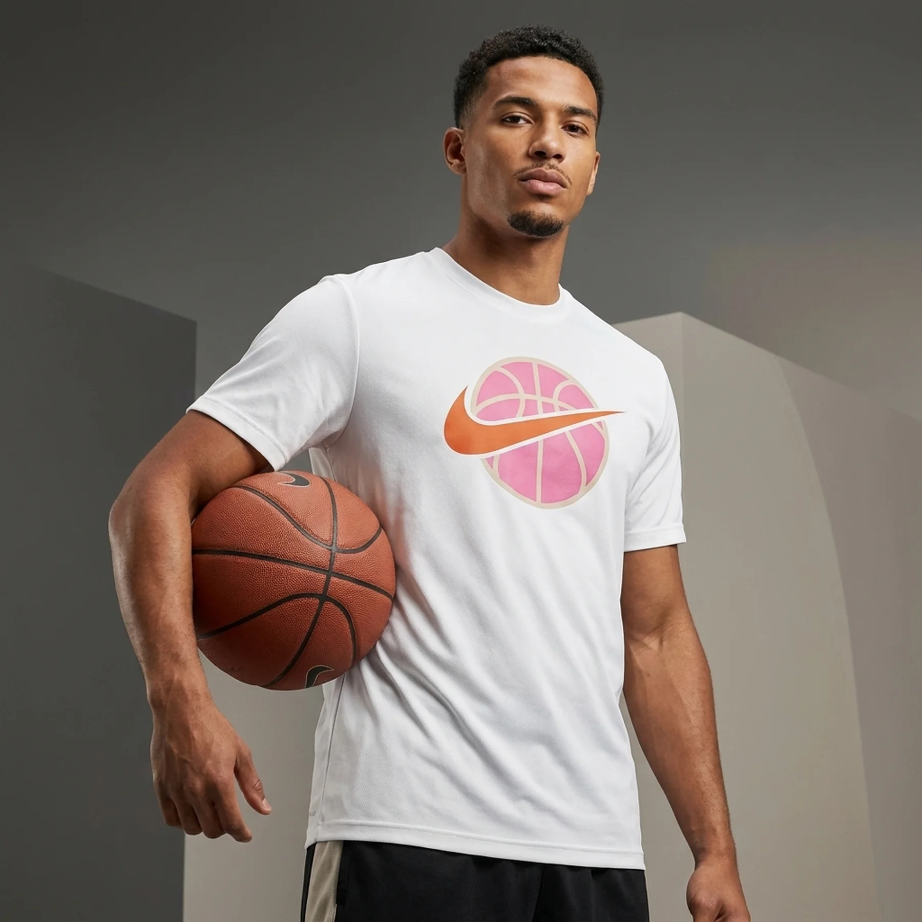 Футболка чоловіча Nike Dri-Fit Basketball Short Sleeve (HJ3464-100)