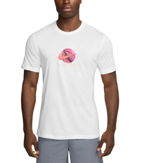 Футболка чоловіча Nike Dri-Fit Basketball Short Sleeve (HJ3464-100)