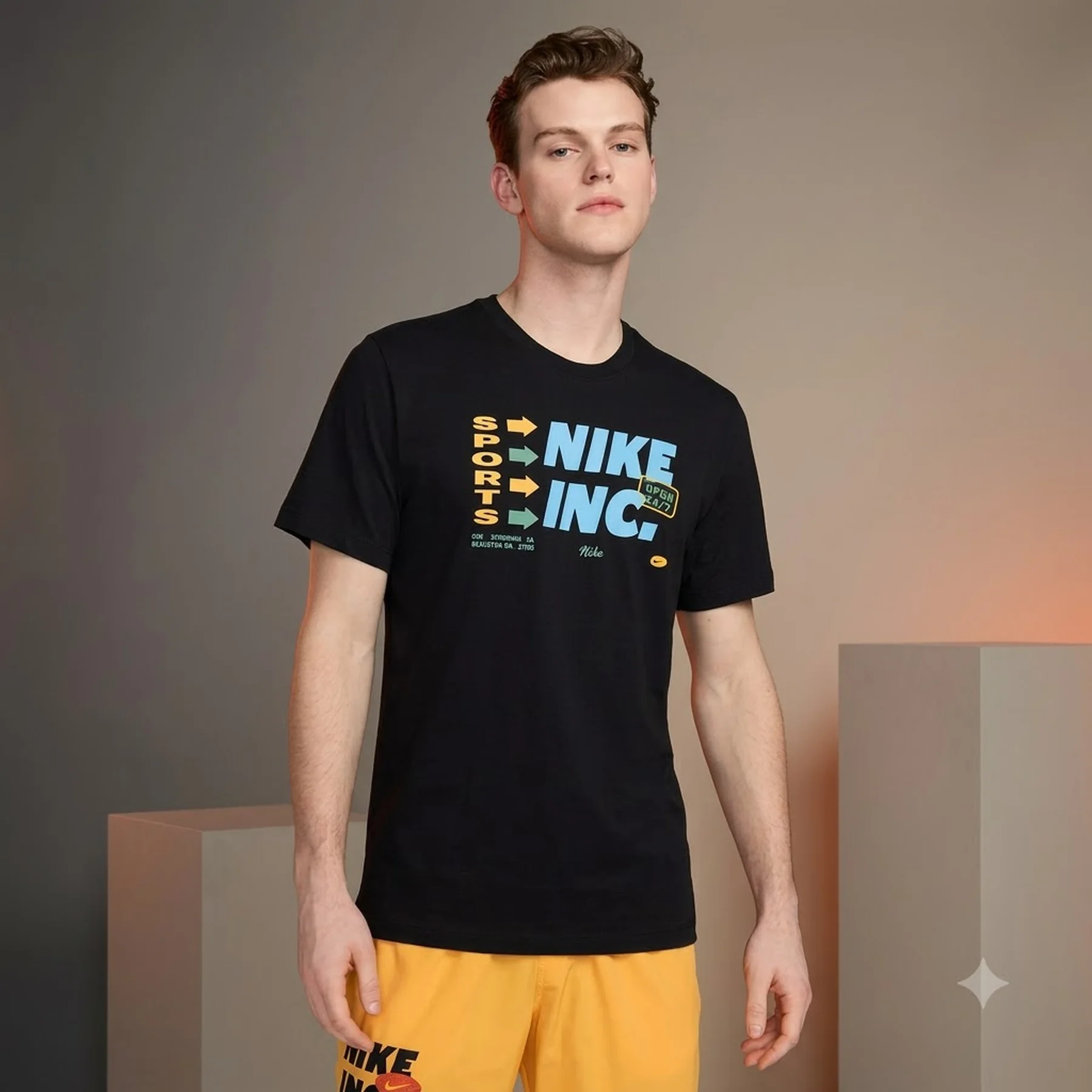 Футболка чоловіча Nike Dri-Fit Fitness T-Shirt (FV8360-010)