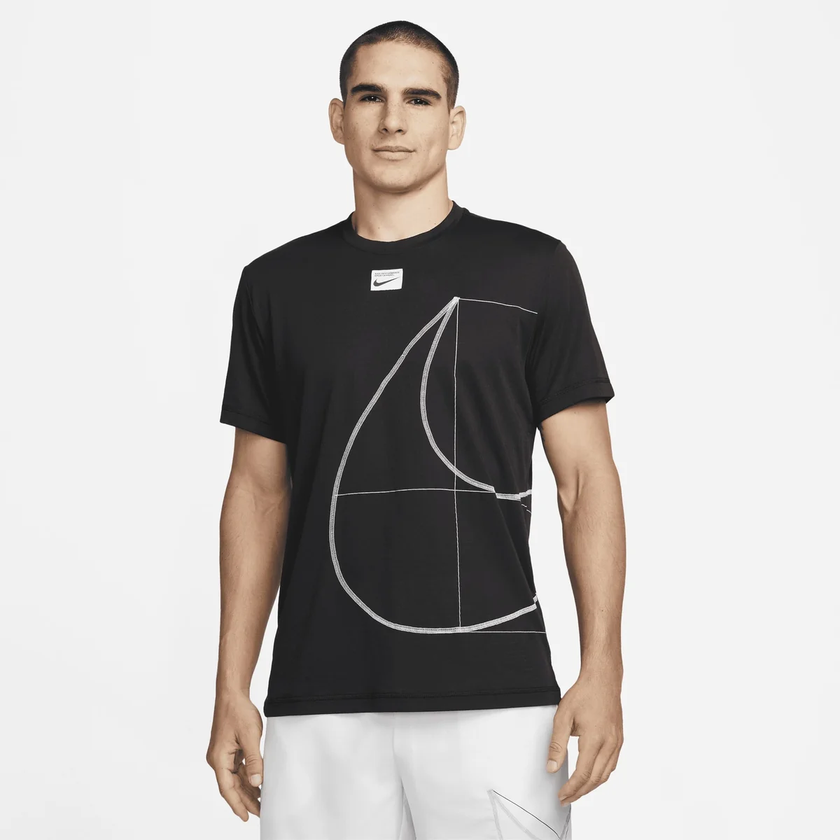 Футболка чоловіча Nike Dri-Fit Q5 Short-Sleeve Fitness Top (DQ6626-010)