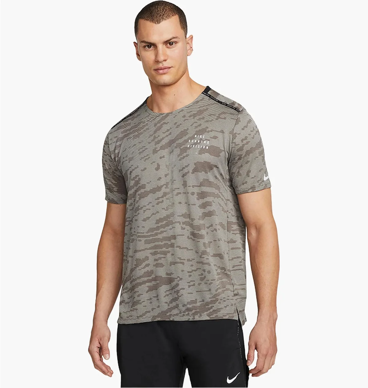 Футболка чоловіча Nike Dri-Fit Run Division Rise 365 Grey (DM4636-017)