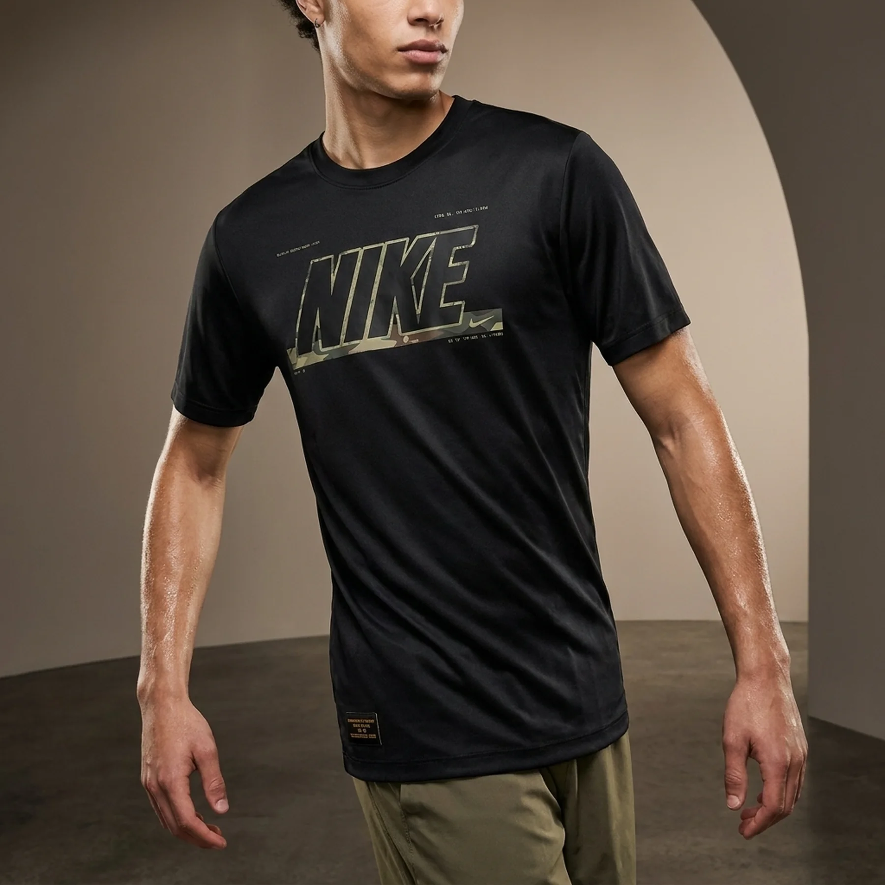 Футболка чоловіча Nike Dri-Fit Tee Rlgd Camo (FV8370-010)