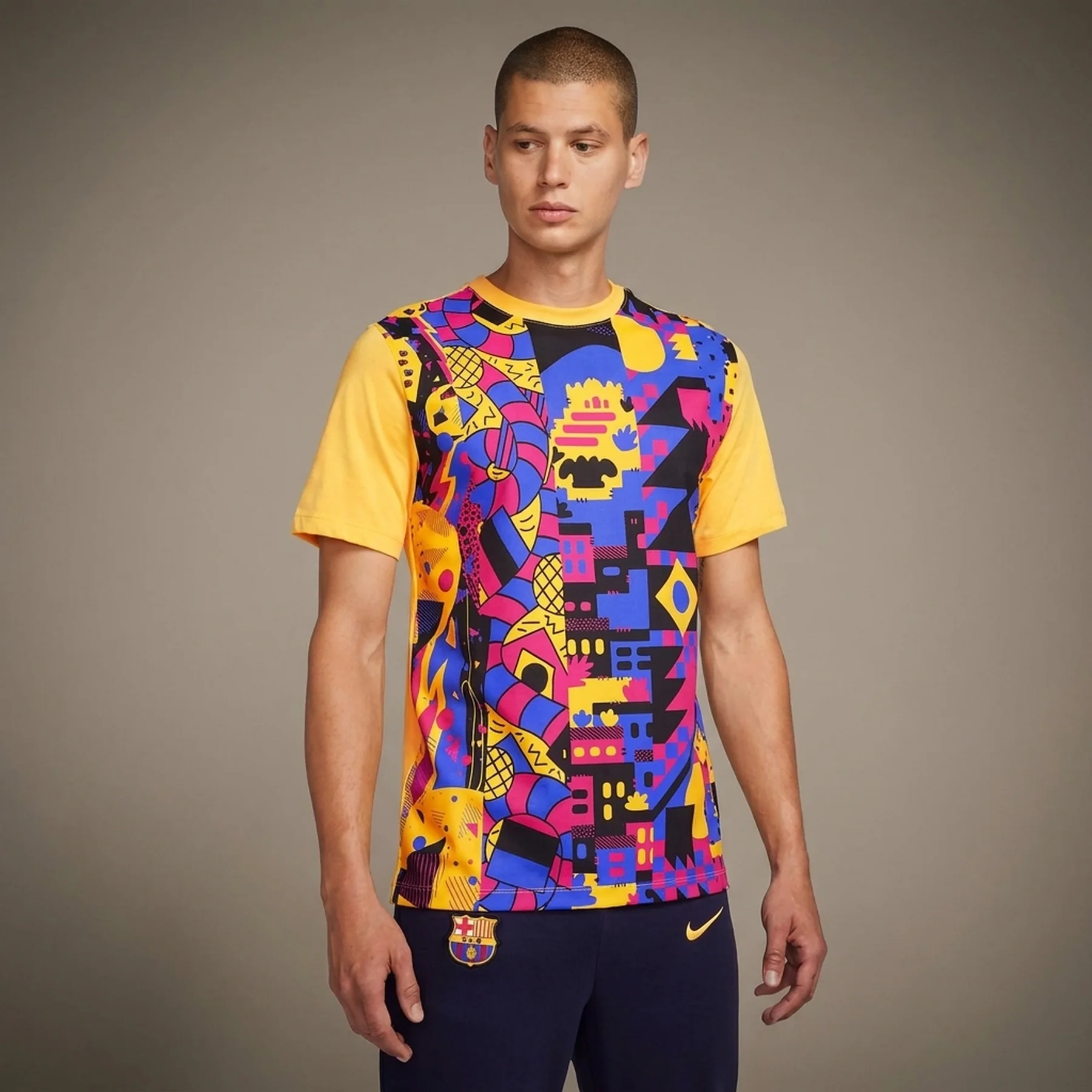 Футболка чоловіча Nike F.C. Barcelona Tee Multi (DC0873-726)
